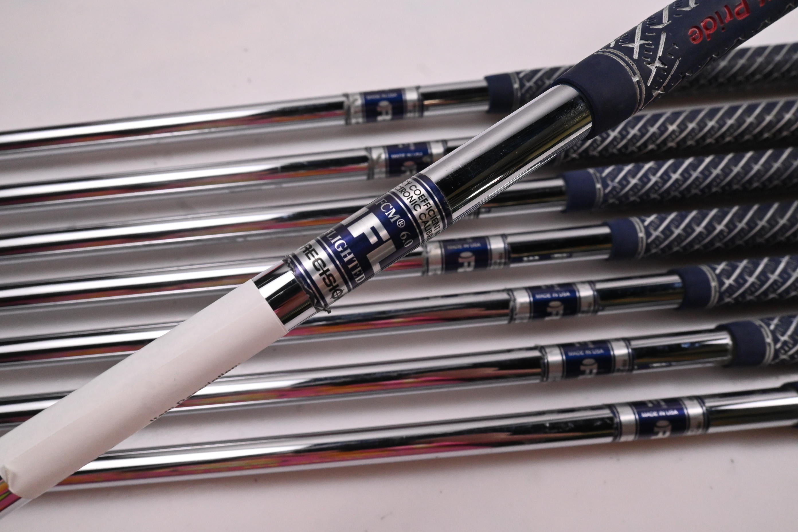 Taylormade RAC TP MB Irons / 3-PW / Stiff Flex Rifle Flighted Shafts