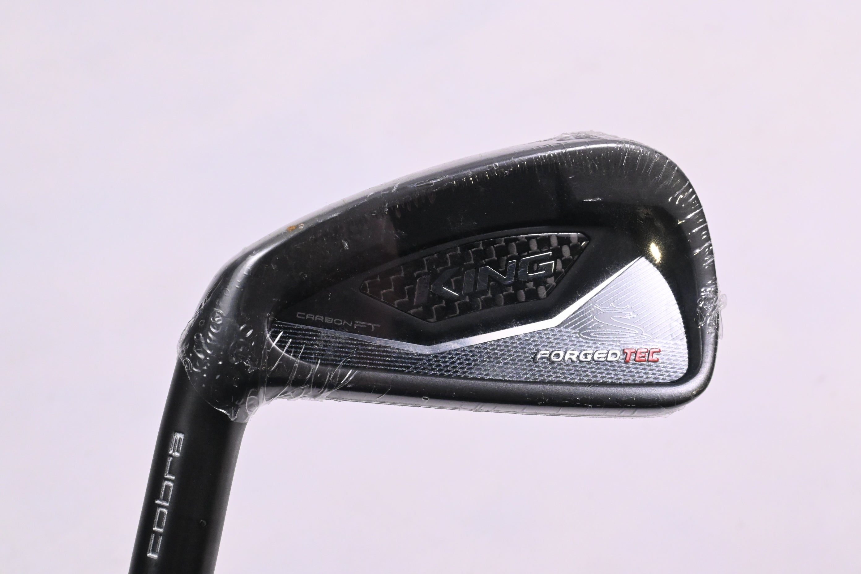 Left Hand Cobra King Forged Tec Black #4 Iron / 21 Degree / Stiff Flex KBS Tour