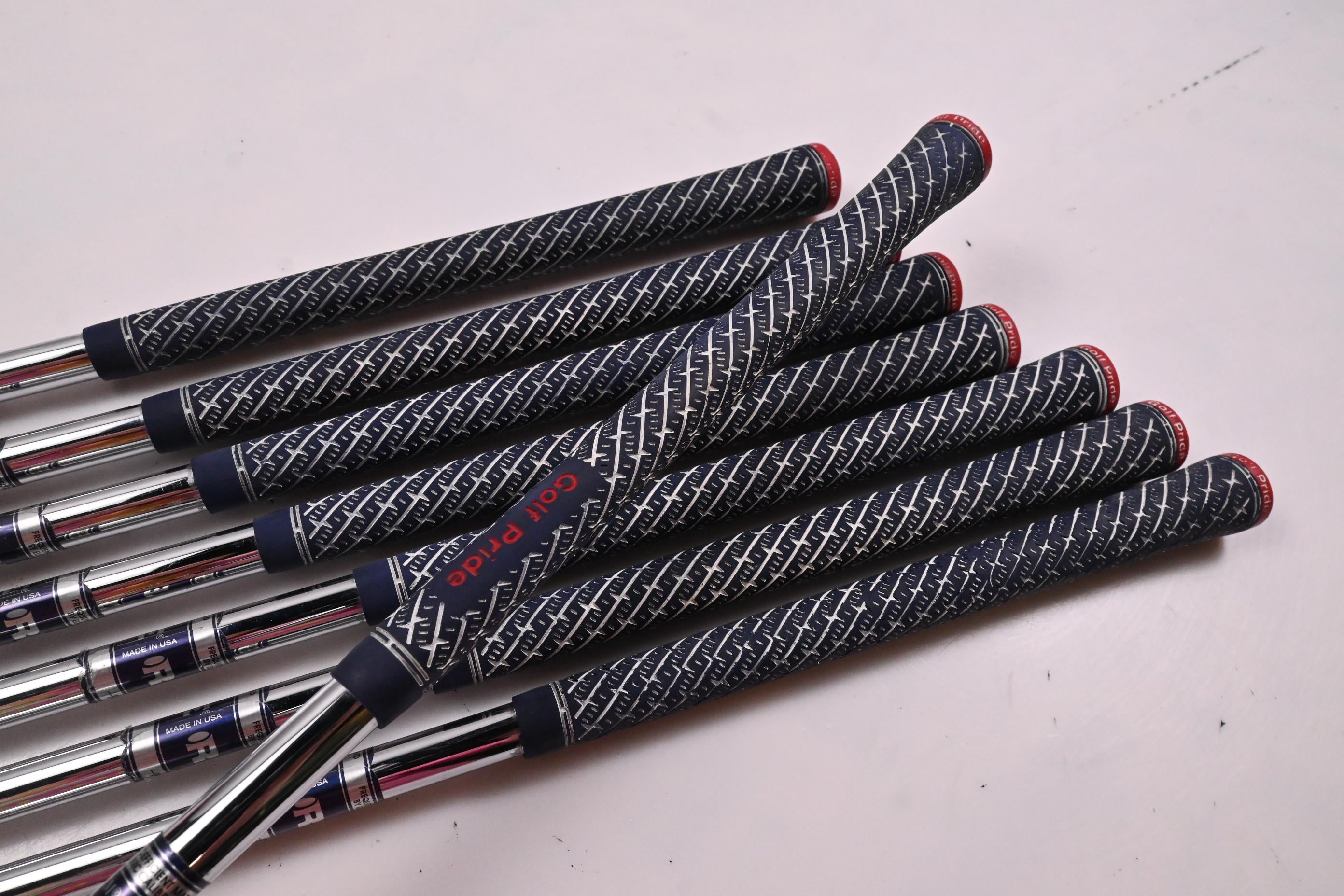 Taylormade RAC TP MB Irons / 3-PW / Stiff Flex Rifle Flighted Shafts