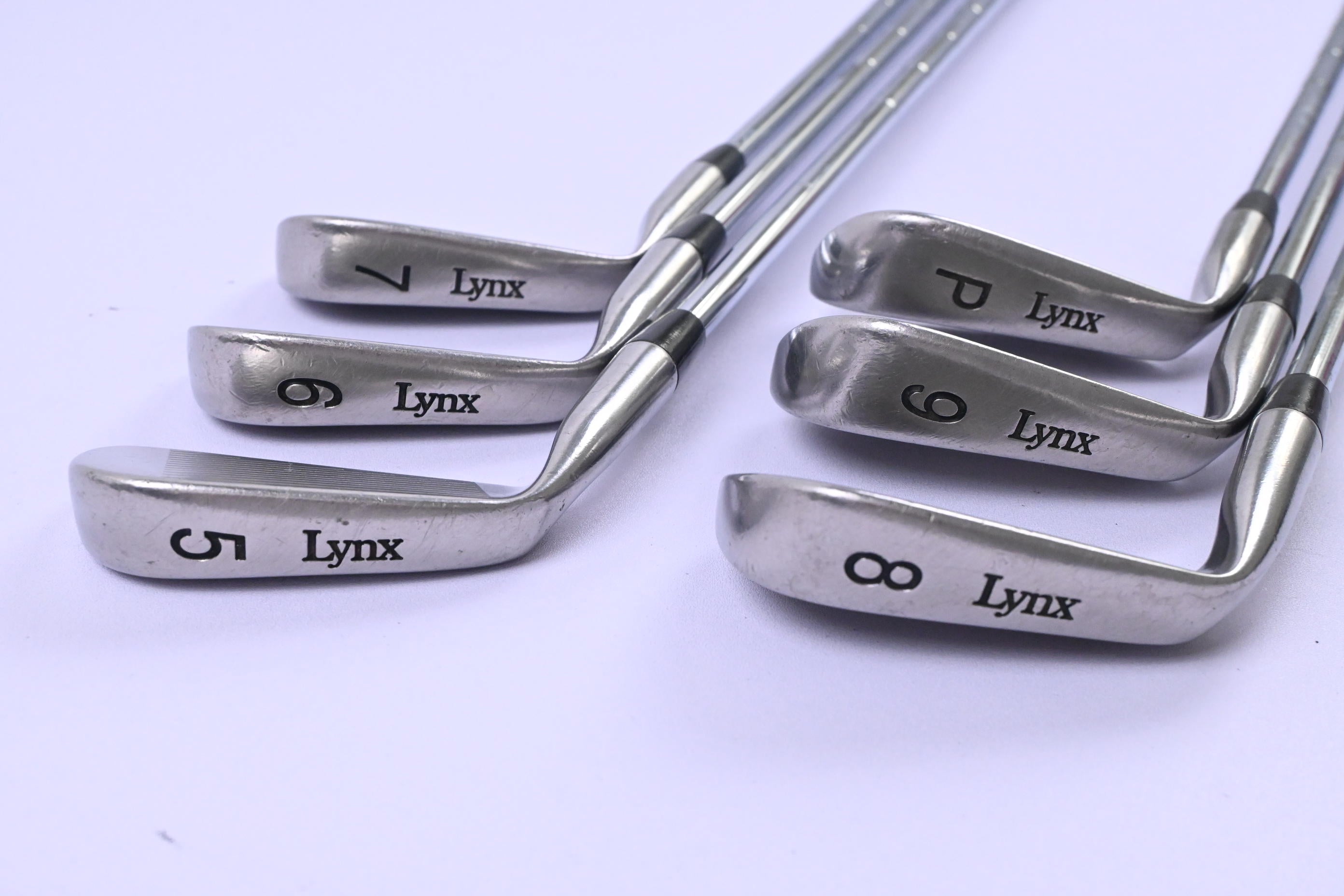 Lynx Black Cat 1995 Irons / 5-PW / Stiff Flex Dynamic Gold Sensi Core Shafts
