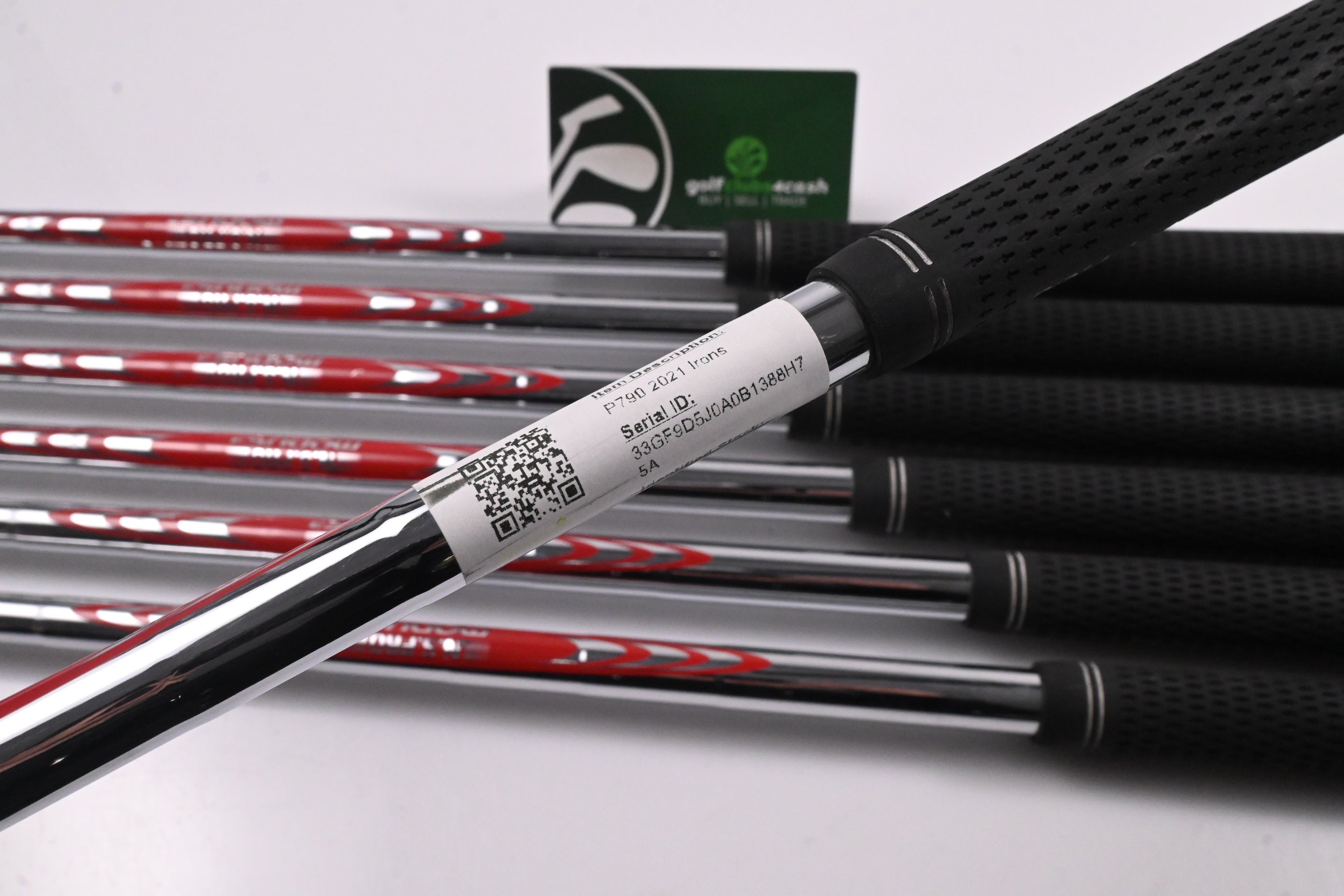 Taylormade P790 2021 Irons / 4-PW / Stiff Flex N.S.PRO Modus 3 Tour 120 Shafts