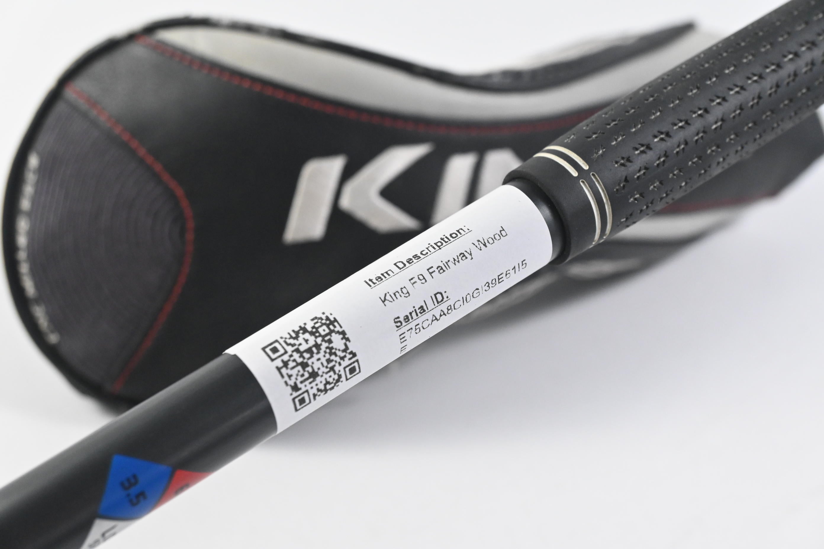 Cobra King F9 #3-4 Wood / 14.5 Degree / Stiff Flex HZRDUS Smoke Black 70 Shaft