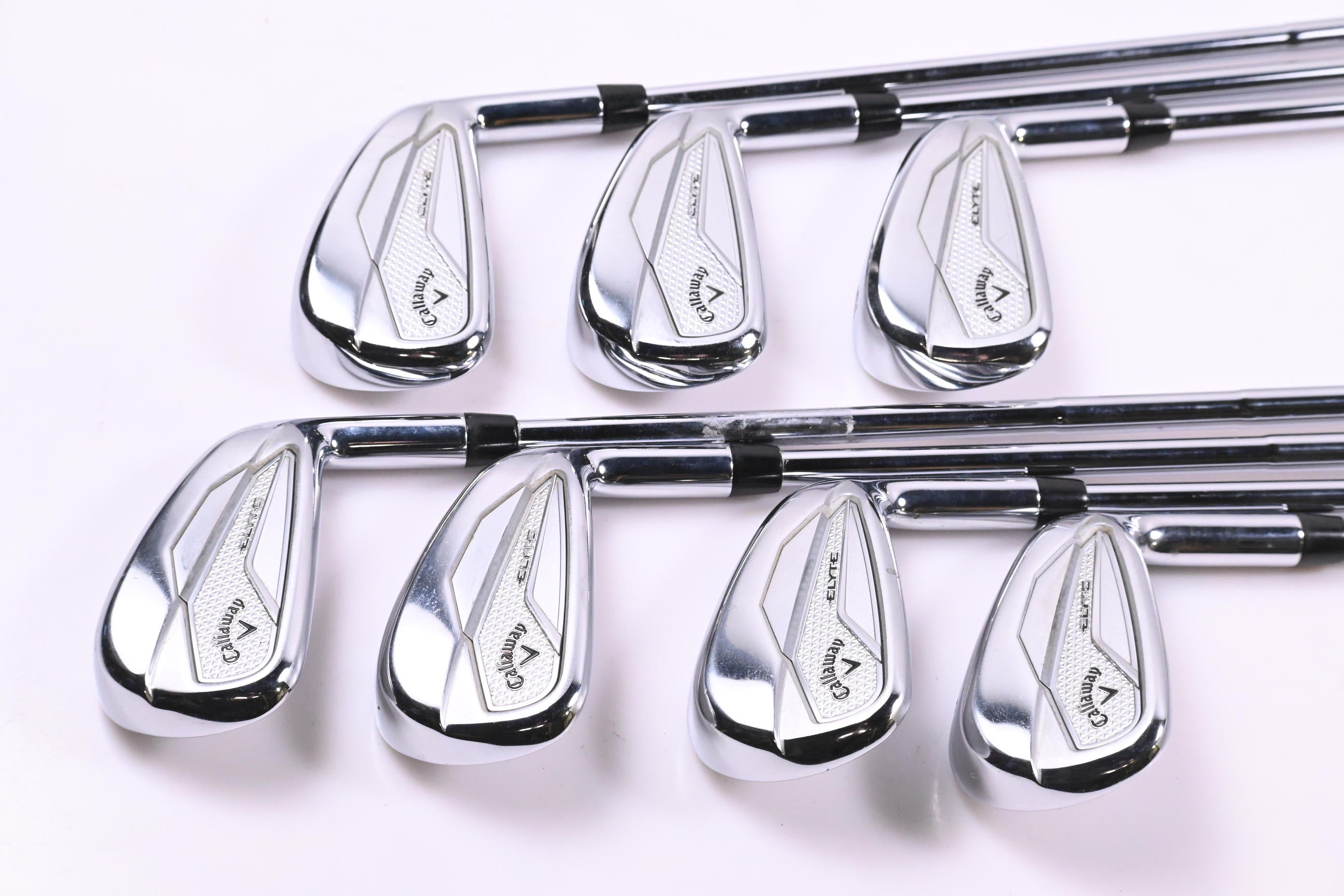 Callaway Elyte Irons / 4-PW / Stiff Flex Dynamic Gold Mid 100 S300 Shafts