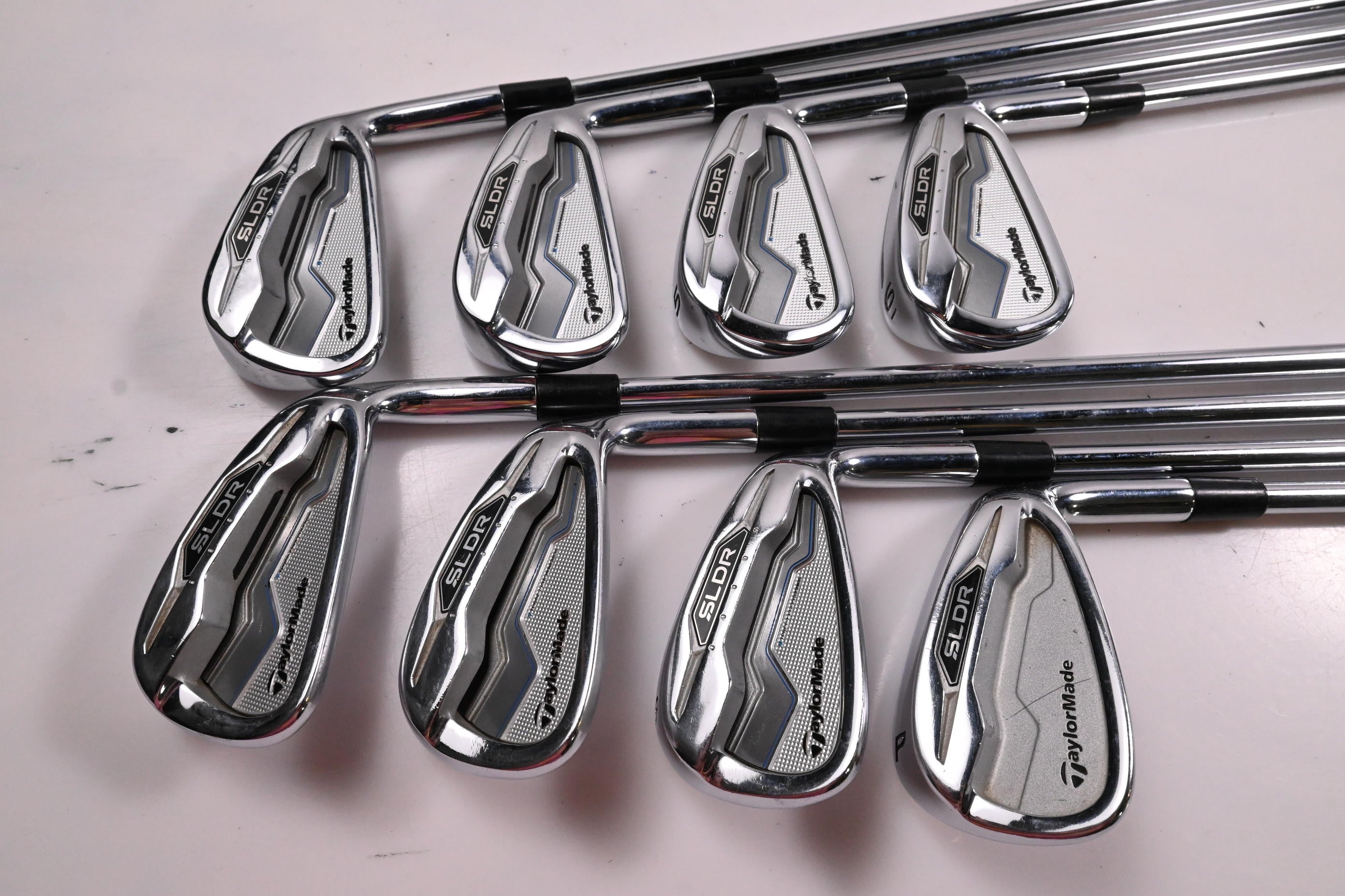 Taylormade SLDR Irons / 3-PW / Stiff Flex KBS Tour C-Taper 90 Shafts