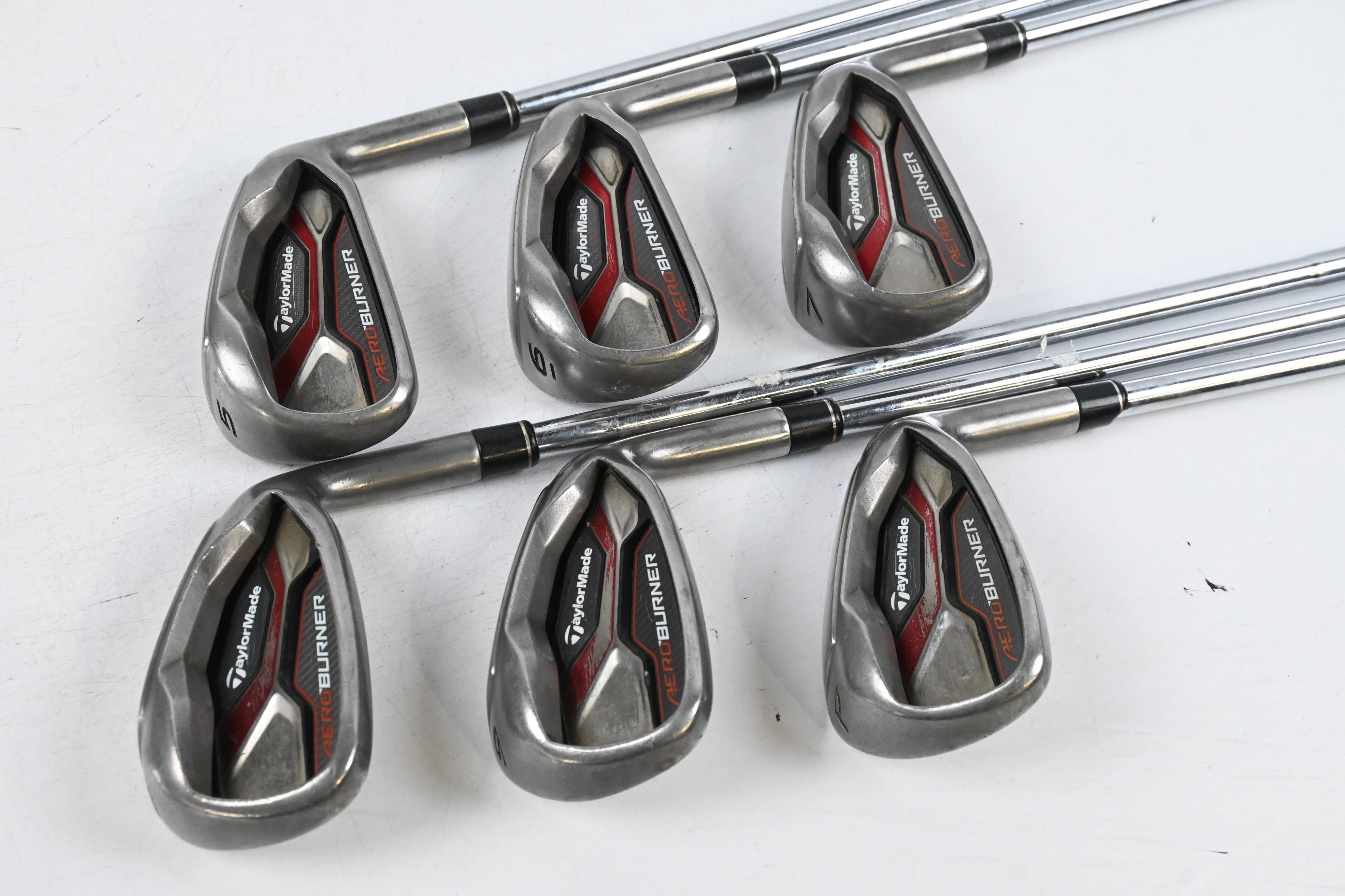 Taylormade Aeroburner Irons / 5-PW / Regular Flex REAX 88 Shafts