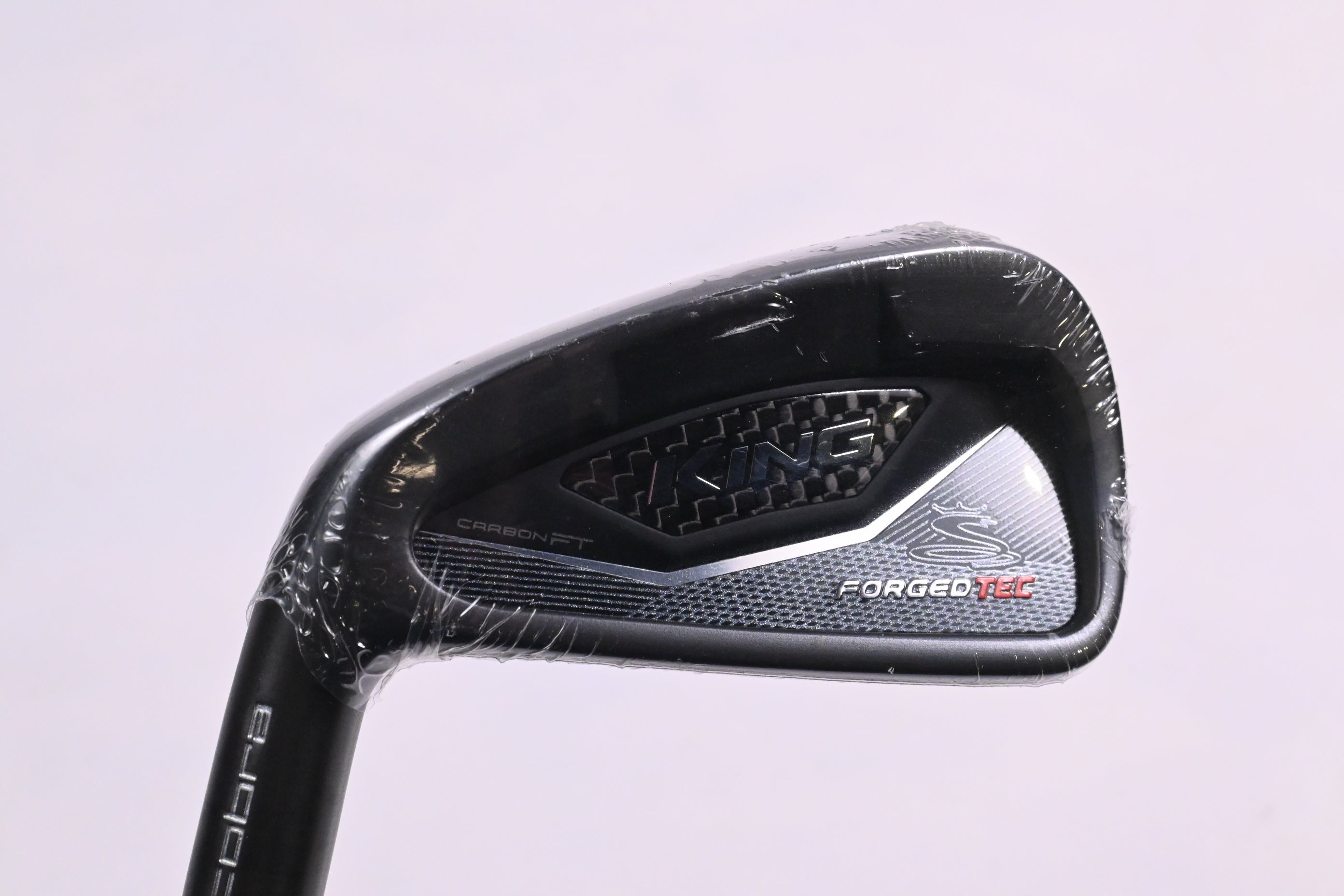 Left Hand Cobra King Forged Tec Black #4 Iron / 21 Degree / Stiff Flex KBS Tour