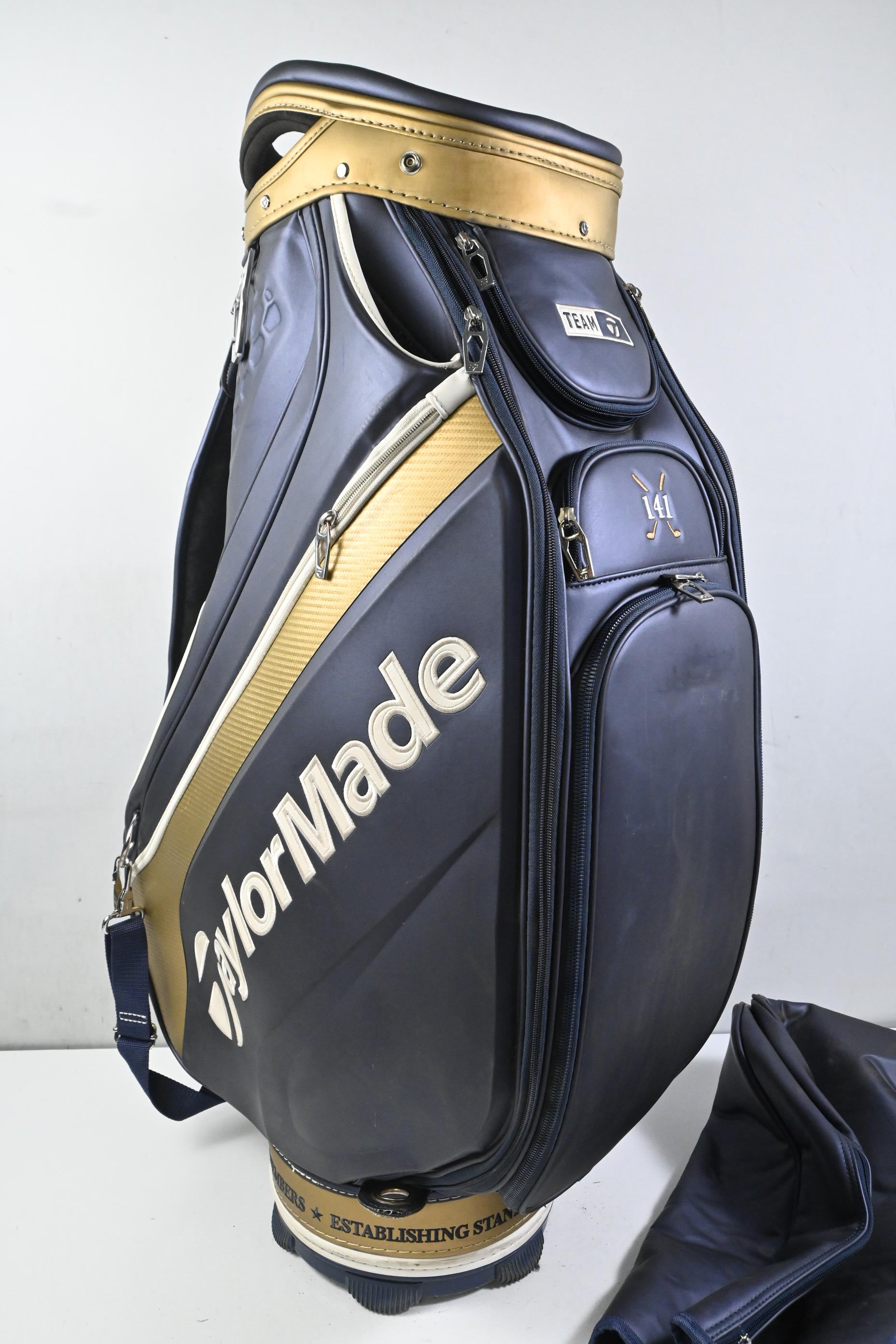 Taylormade Team T 141 Tour Bag / 6-Way Divider / Navy, Gold