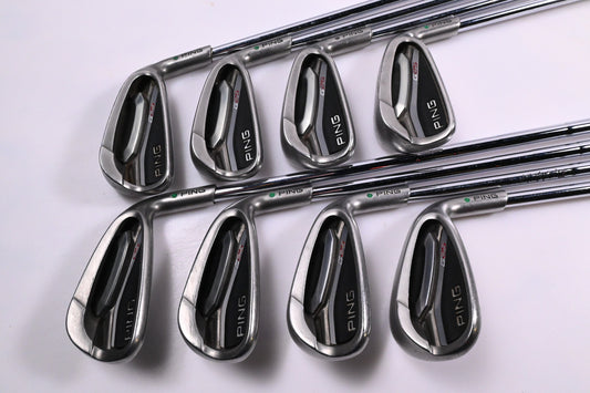Ping G25 Irons / 4-PW+SW / Green Dot / Stiff Flex Ping CFS Shafts