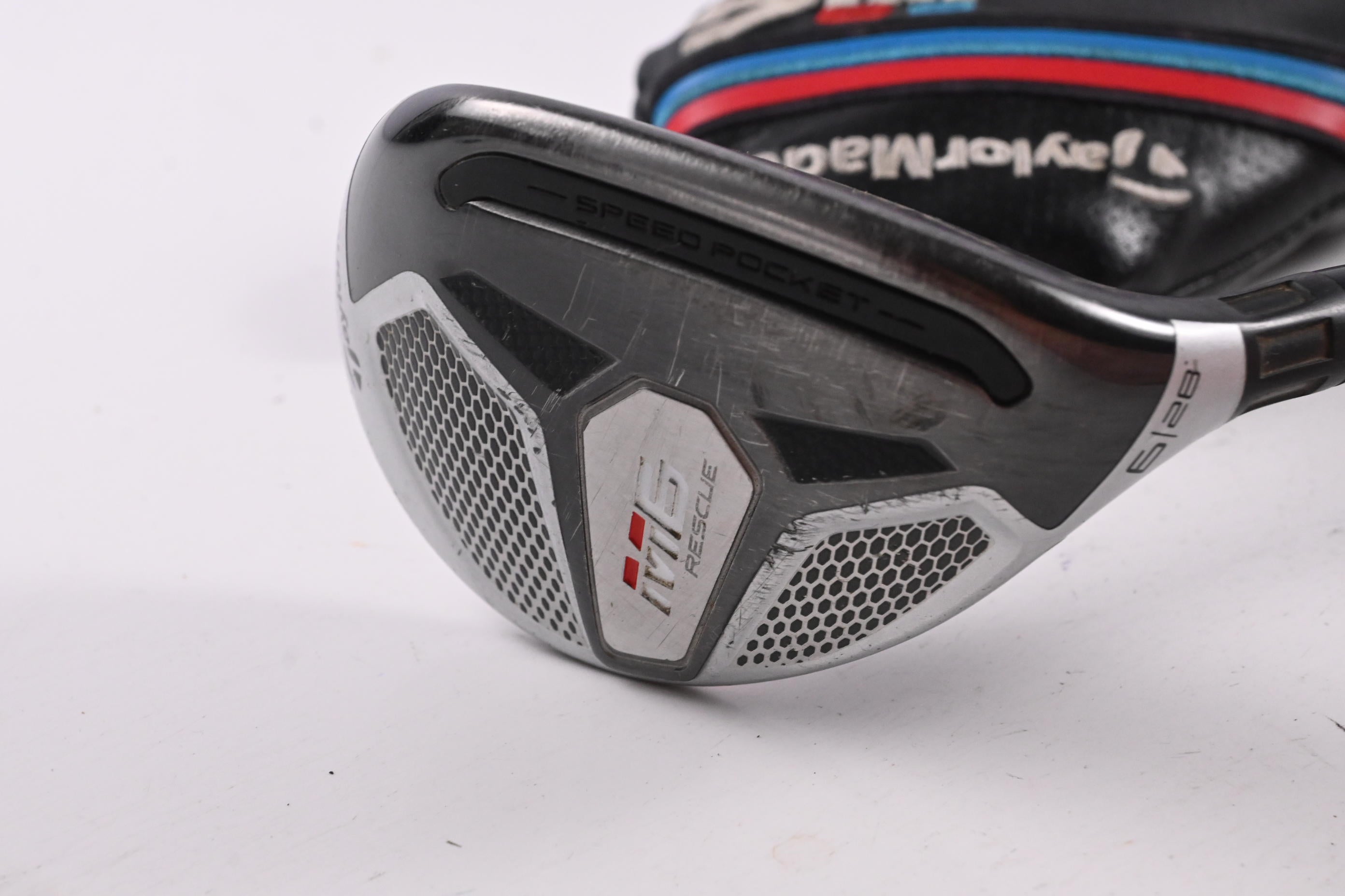 Taylormade M6 #6 Hybrid / 28 Degree / Regular Flex Fujikura Atmos Orange 6 Shaft