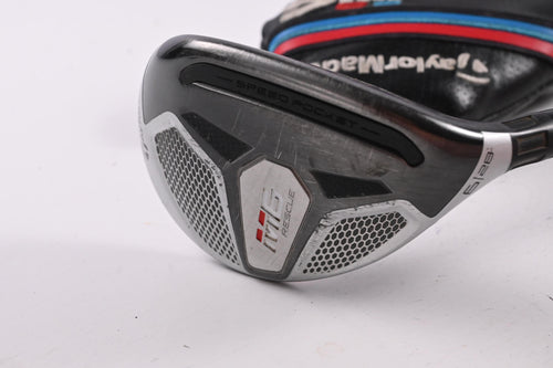 Taylormade M6 #6 Hybrid / 28 Degree / Regular Flex Fujikura Atmos Orange 6 Shaft
