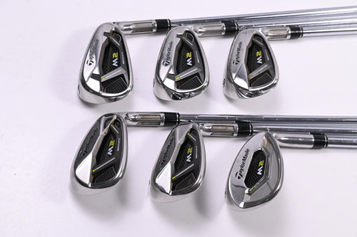 Taylormade M2 2017 Irons / 7-PW+AW+SW / Regular Flex REAX Steel 88 Shafts