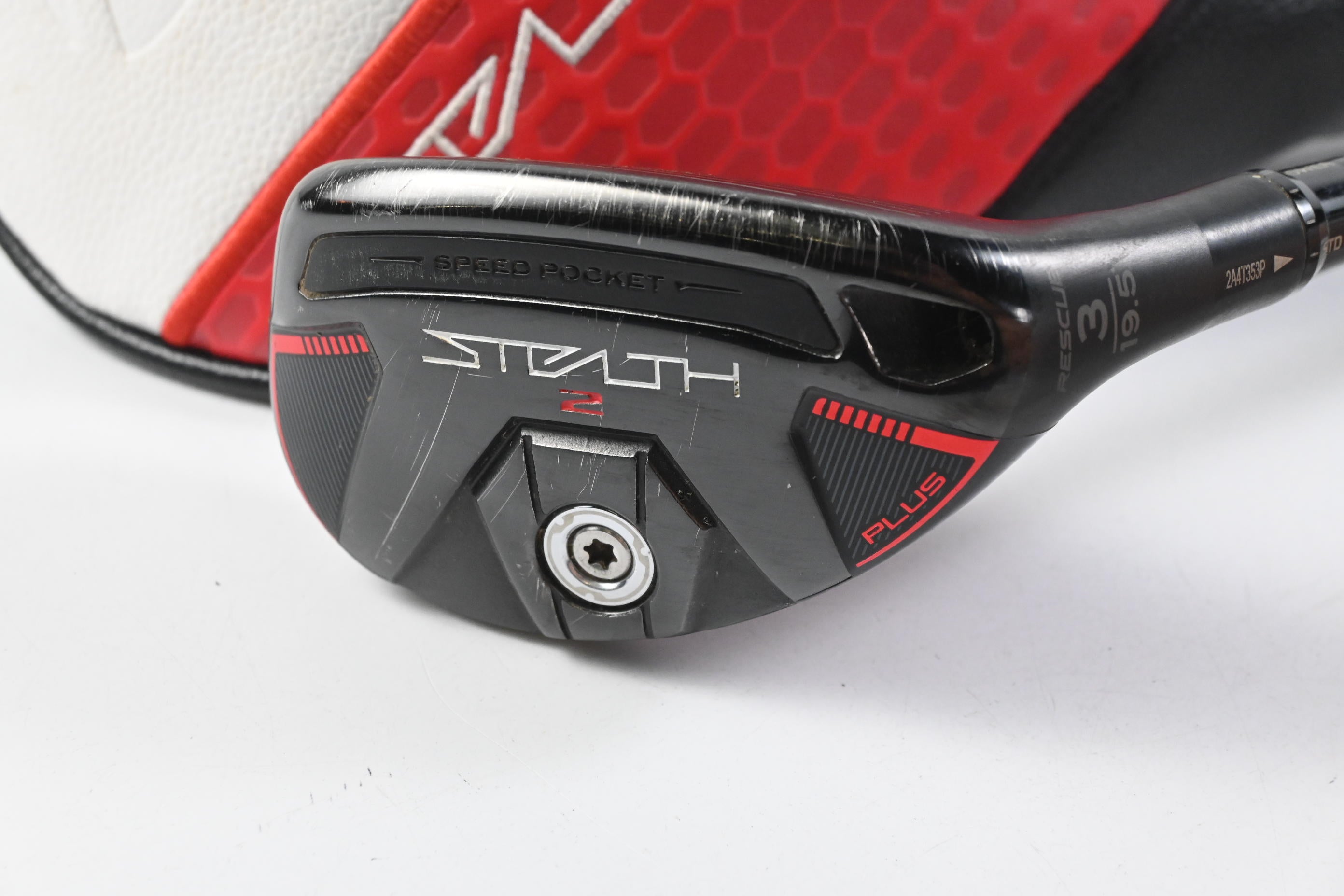 Taylormade Stealth 2 Plus #3 Hybrid / 19.5 Degree / Stiff Flex Kai'li Red 85 Shaft