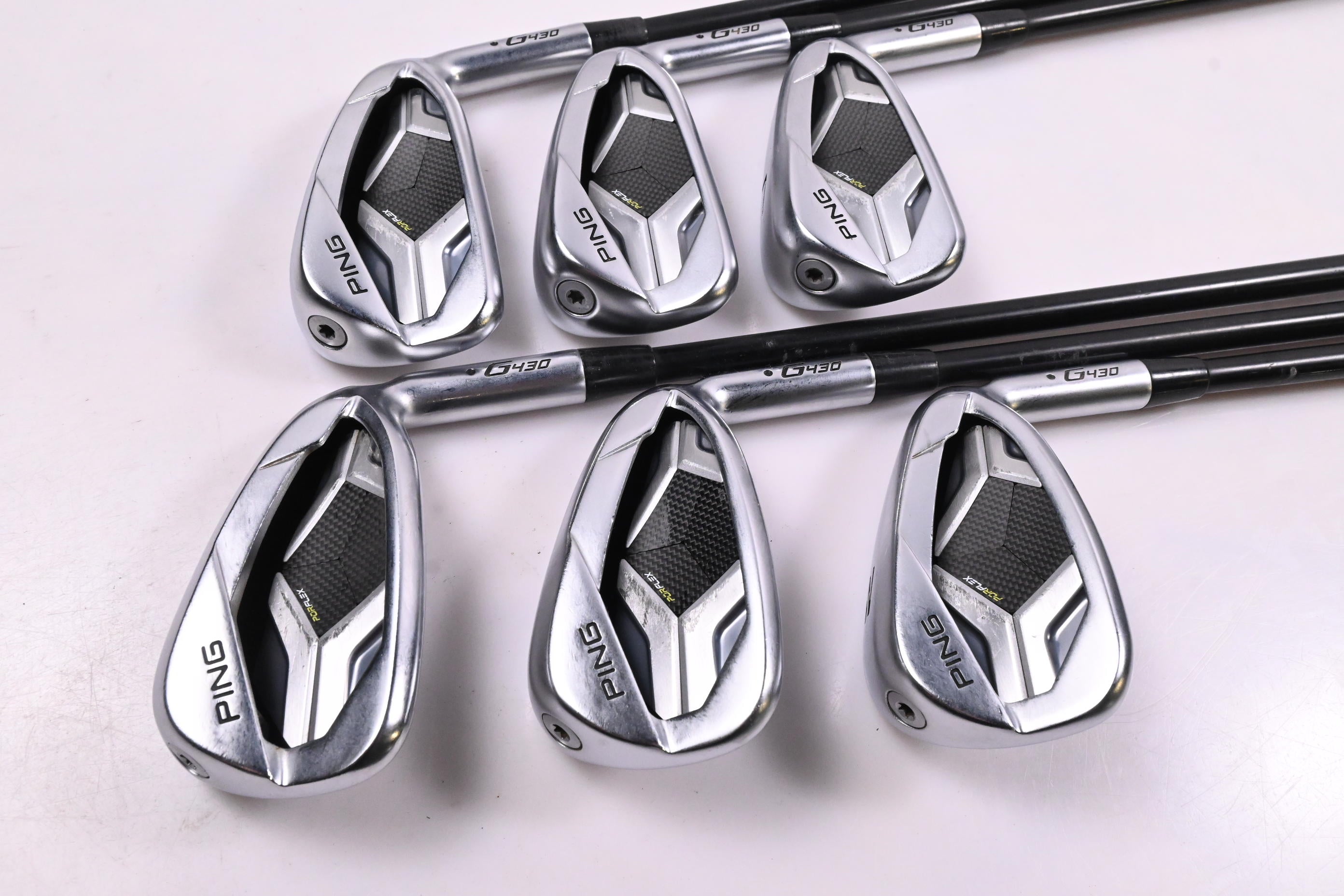 Ping G430 Irons / 5-PW / Black Dot / Senior Flex Ping Alta CB Black Shafts
