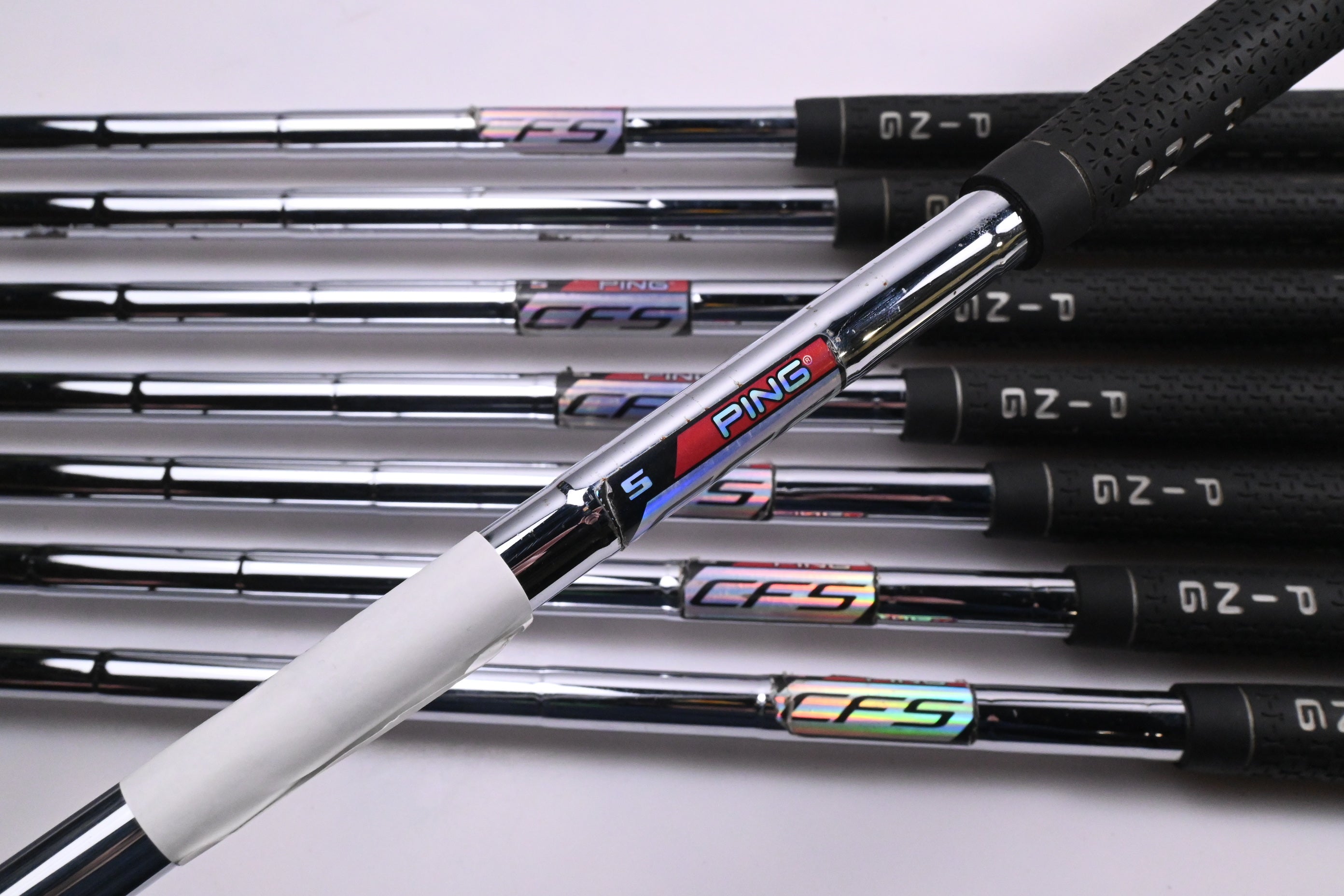 Ping G25 Irons / 4-PW+SW / Green Dot / Stiff Flex Ping CFS Shafts