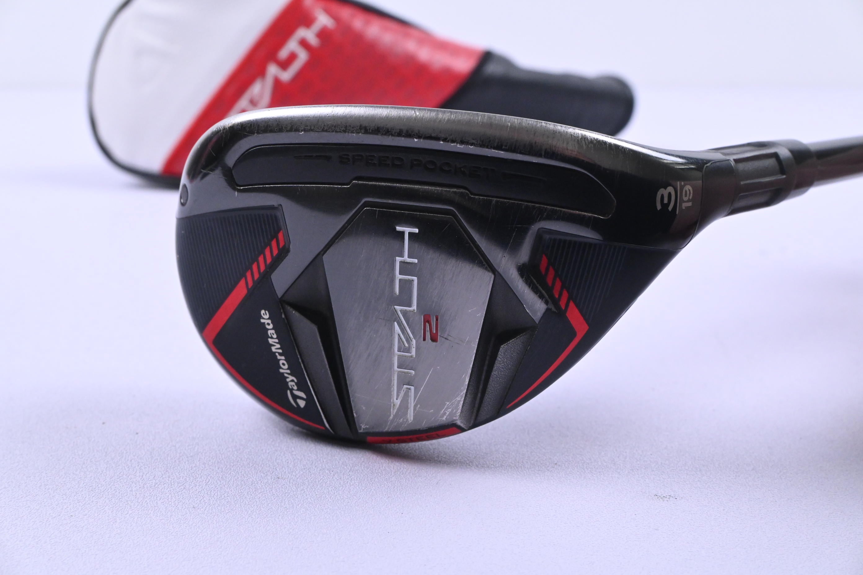 Taylormade Stealth 2 #3 Hybrid / 19 Degree / Stiff Flex Ventus TR Red 7 Shaft