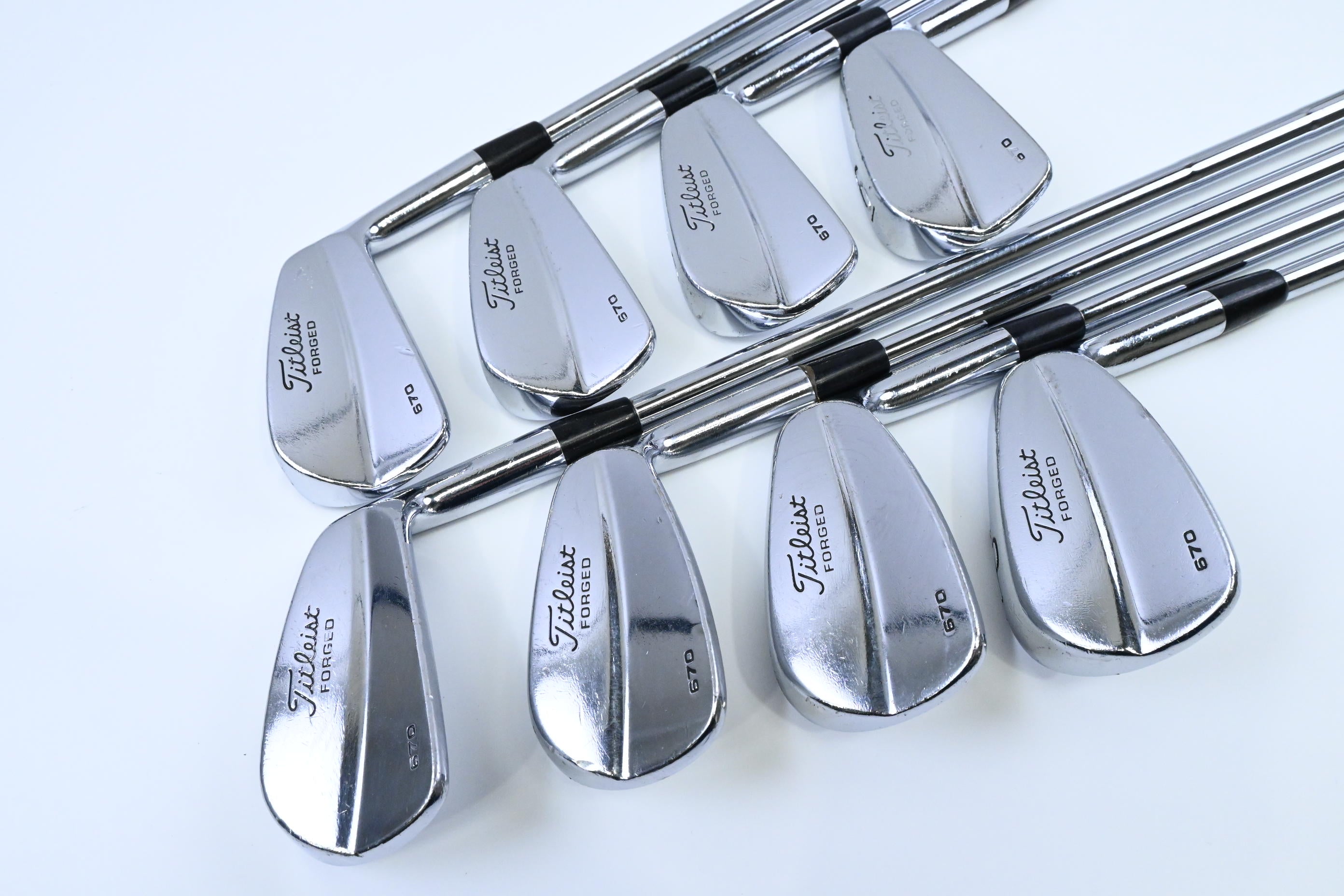 Titleist 670 Forged Irons / 3-PW / Stiff Flex Dynamic Gold S300 Shafts