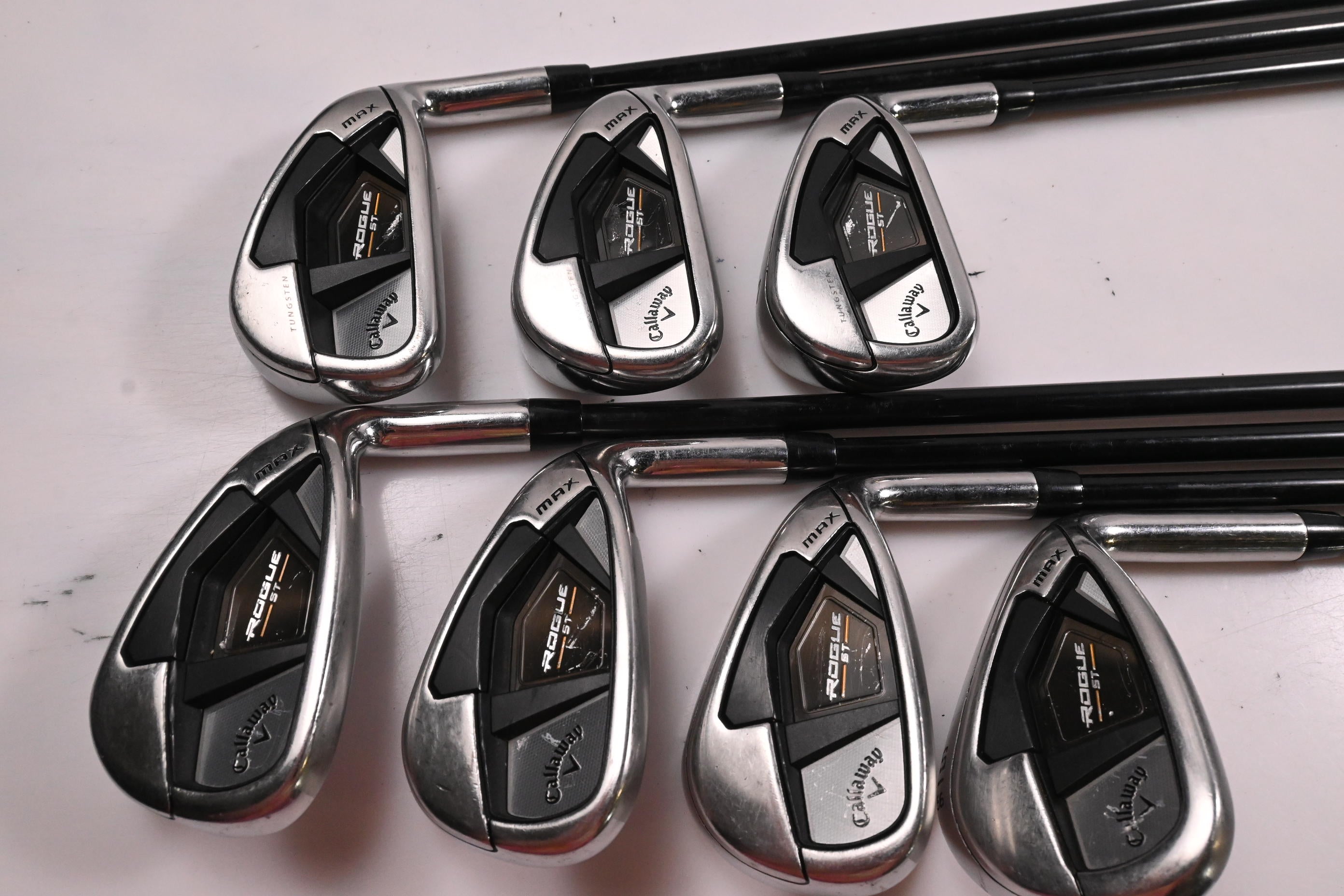 Callaway Rogue ST Max Irons / 5-PW+SW / Regular Flex Tensei AV Blue 65 Shafts