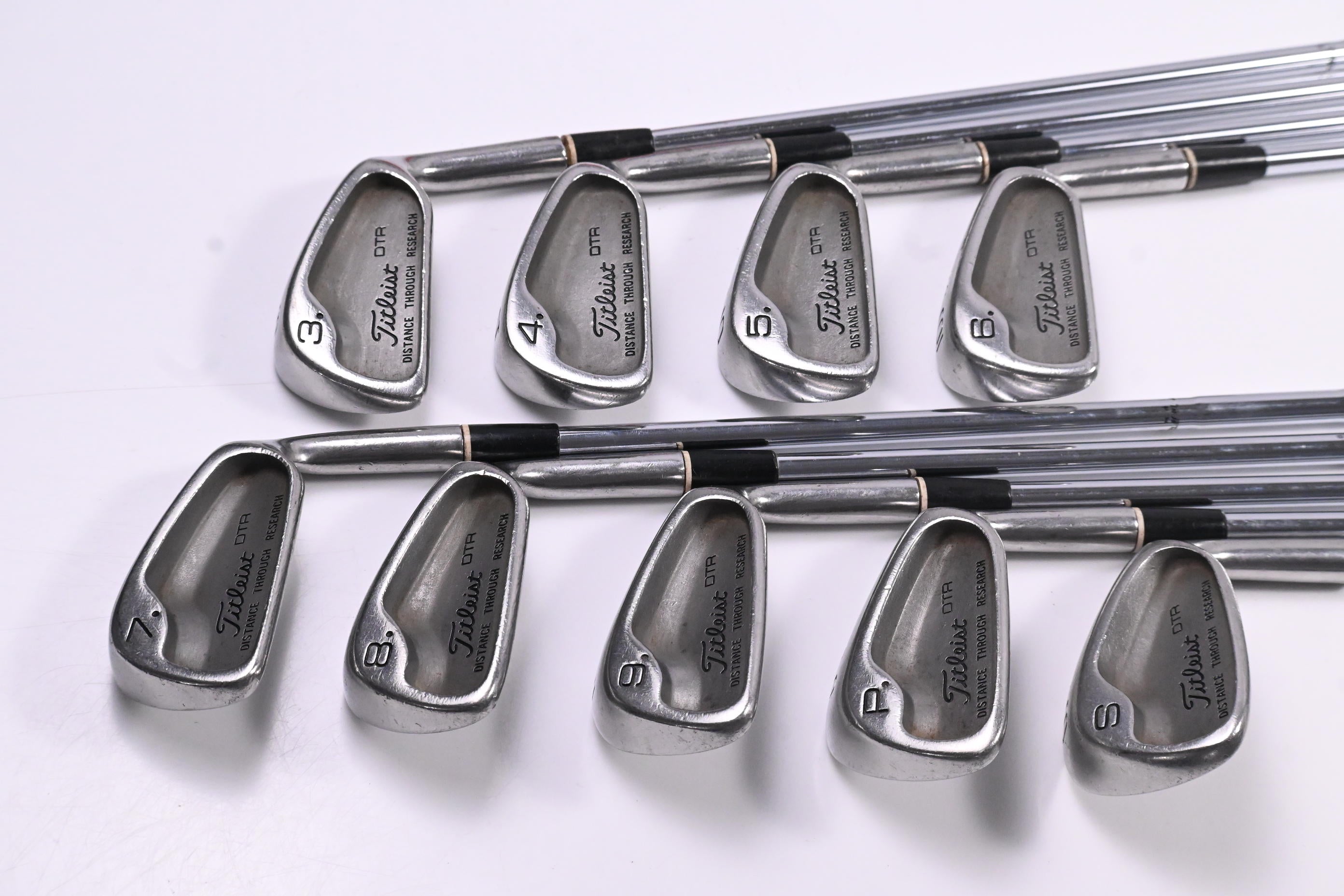 Titleist DTR Irons / 3-PW+SW / Regular Flex Dynamic Gold R300U Shafts