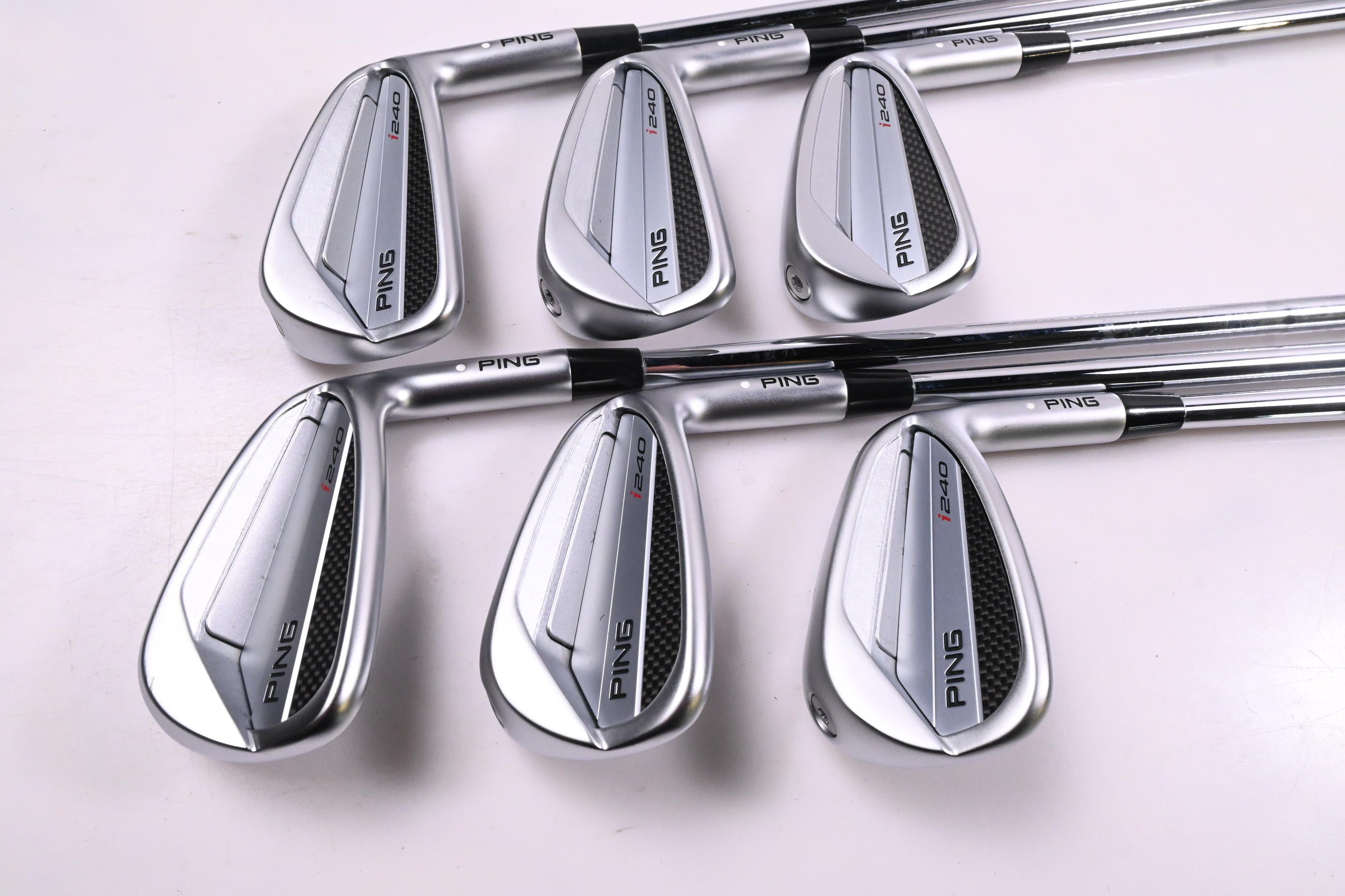 Ping I240 Irons / 5-PW / White Dot / Stiff Flex N.S.Pro Modus³ Tour 115