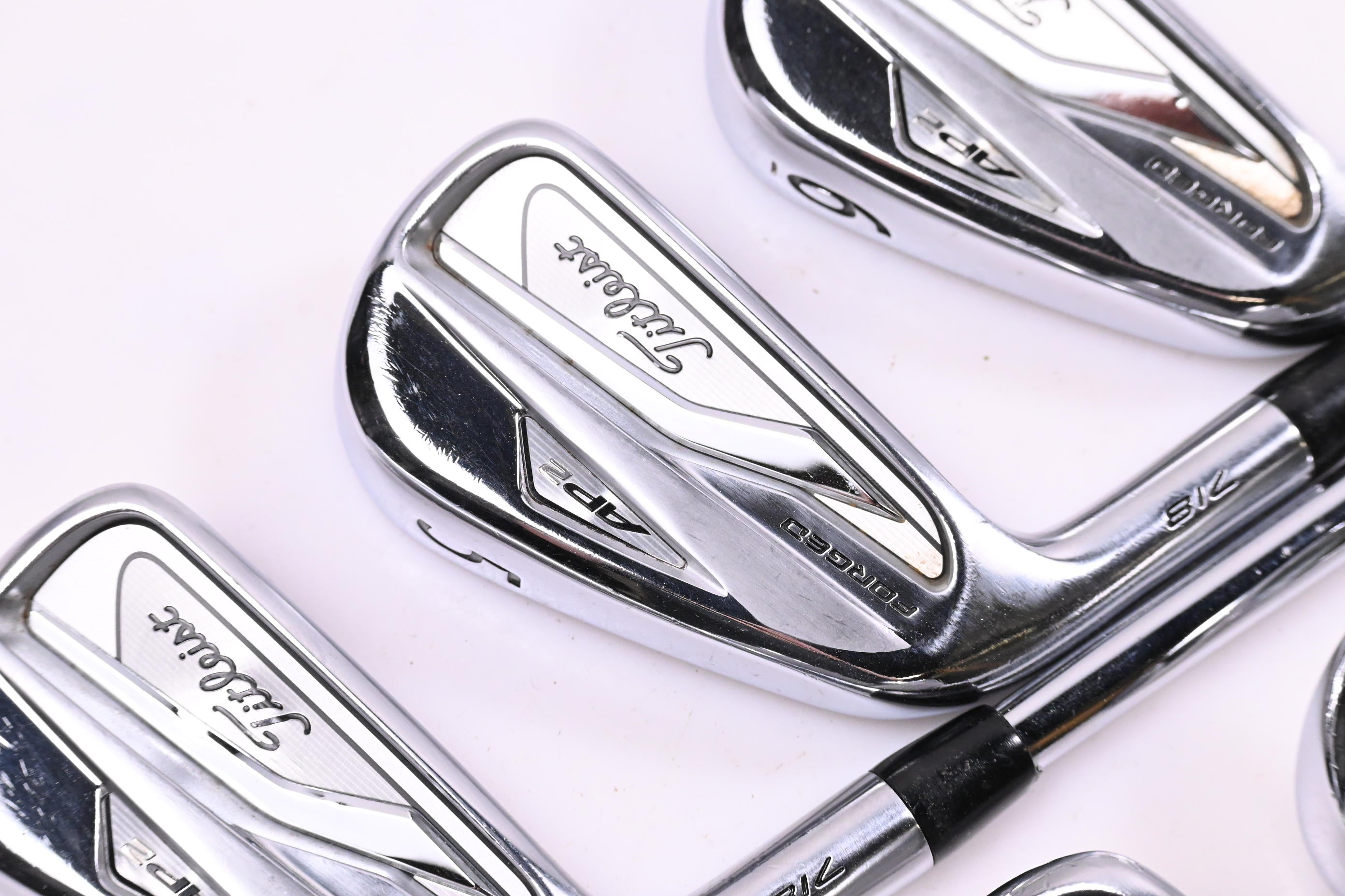 Left Hand Titleist 718 AP2 Irons / 4-PW / Regular Flex Project X LZ 115 Shafts