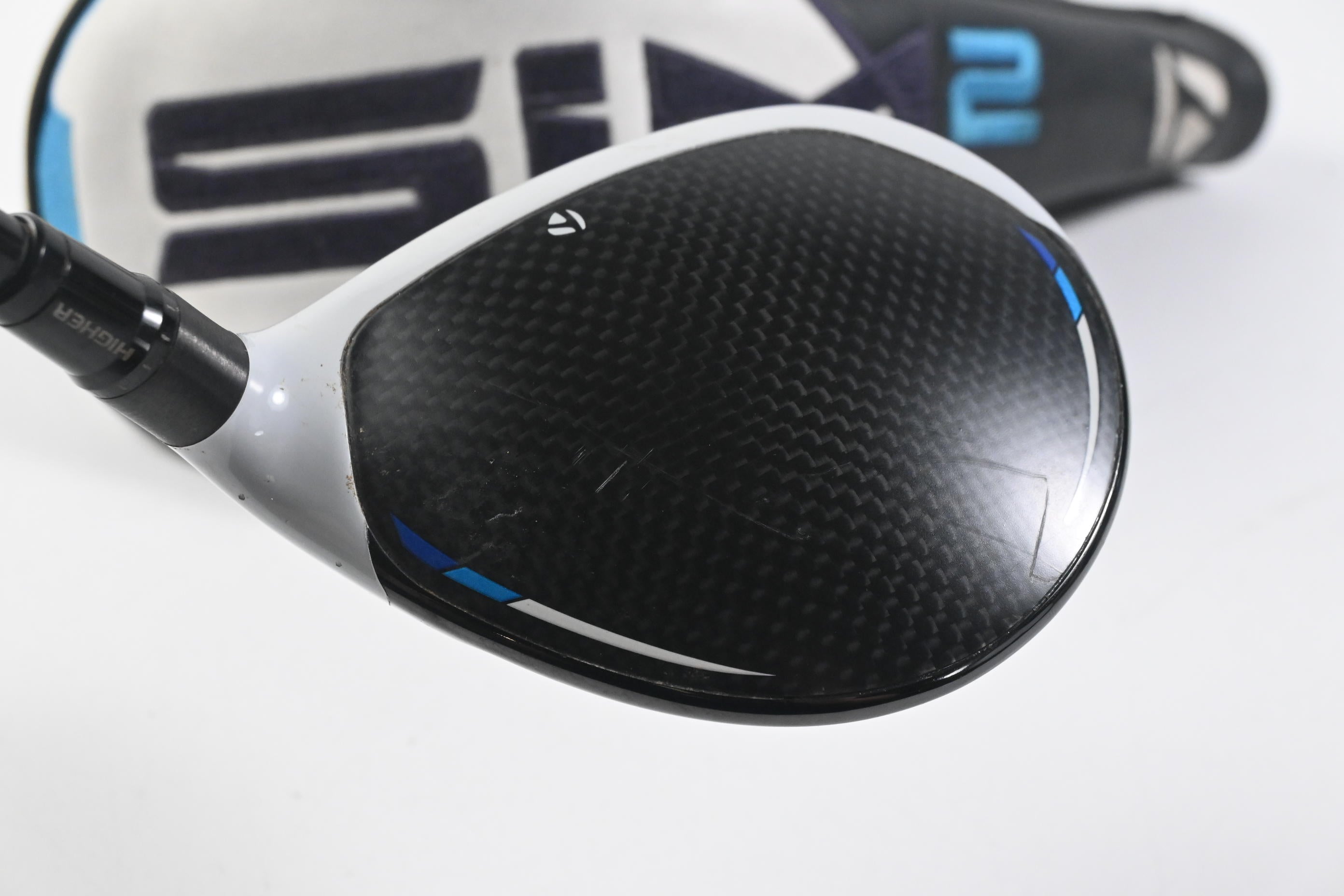 Taylormade SIM2 Ti #3 Wood / 15 Degree / Stiff Flex Tensei AV Raw Blue 65 Shaft