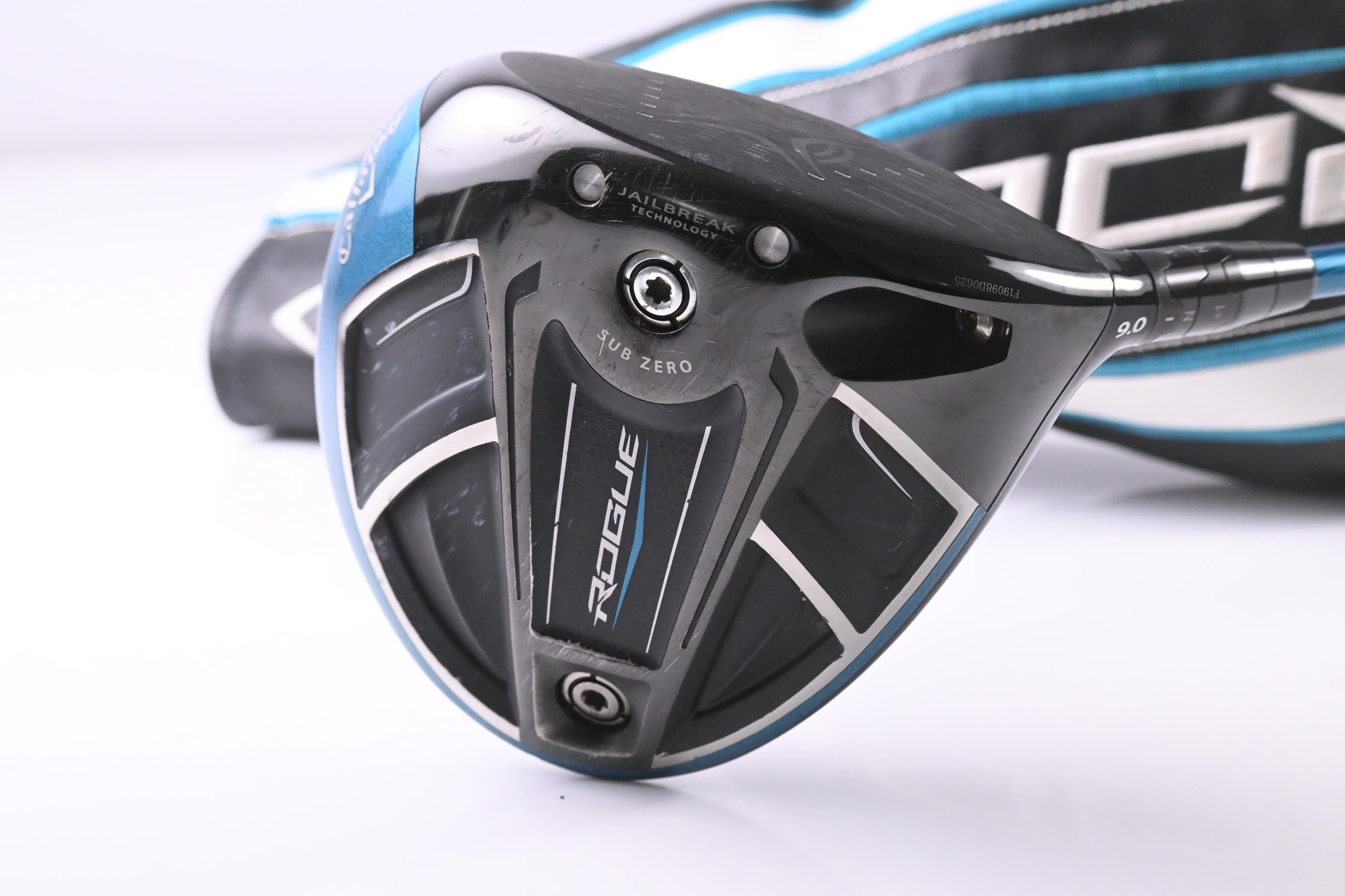 Callaway Rogue Sub Zero Driver / 9 Degree / X-Flex Project X Evenflow Blue 65