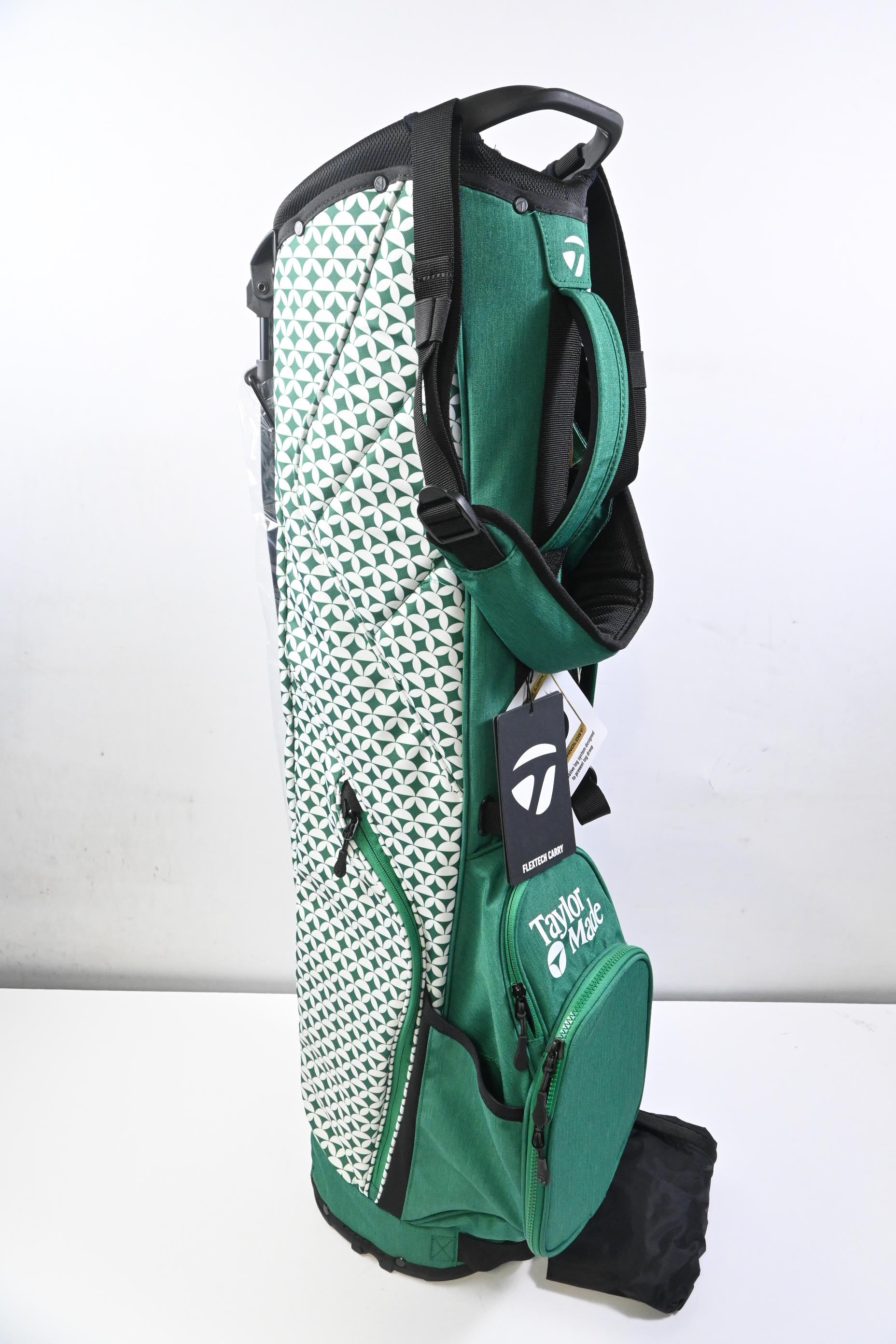 Taylormade Heritage Flex Tech Stand Bag / 3-Way Divider / Green, White