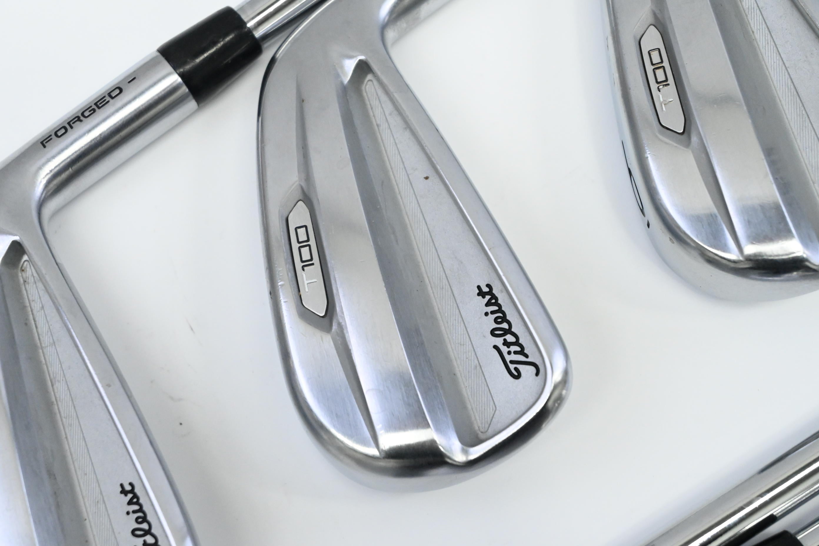 Titleist T100 2021 Irons / 4-PW / Stiff Flex AMT White S300 Shafts