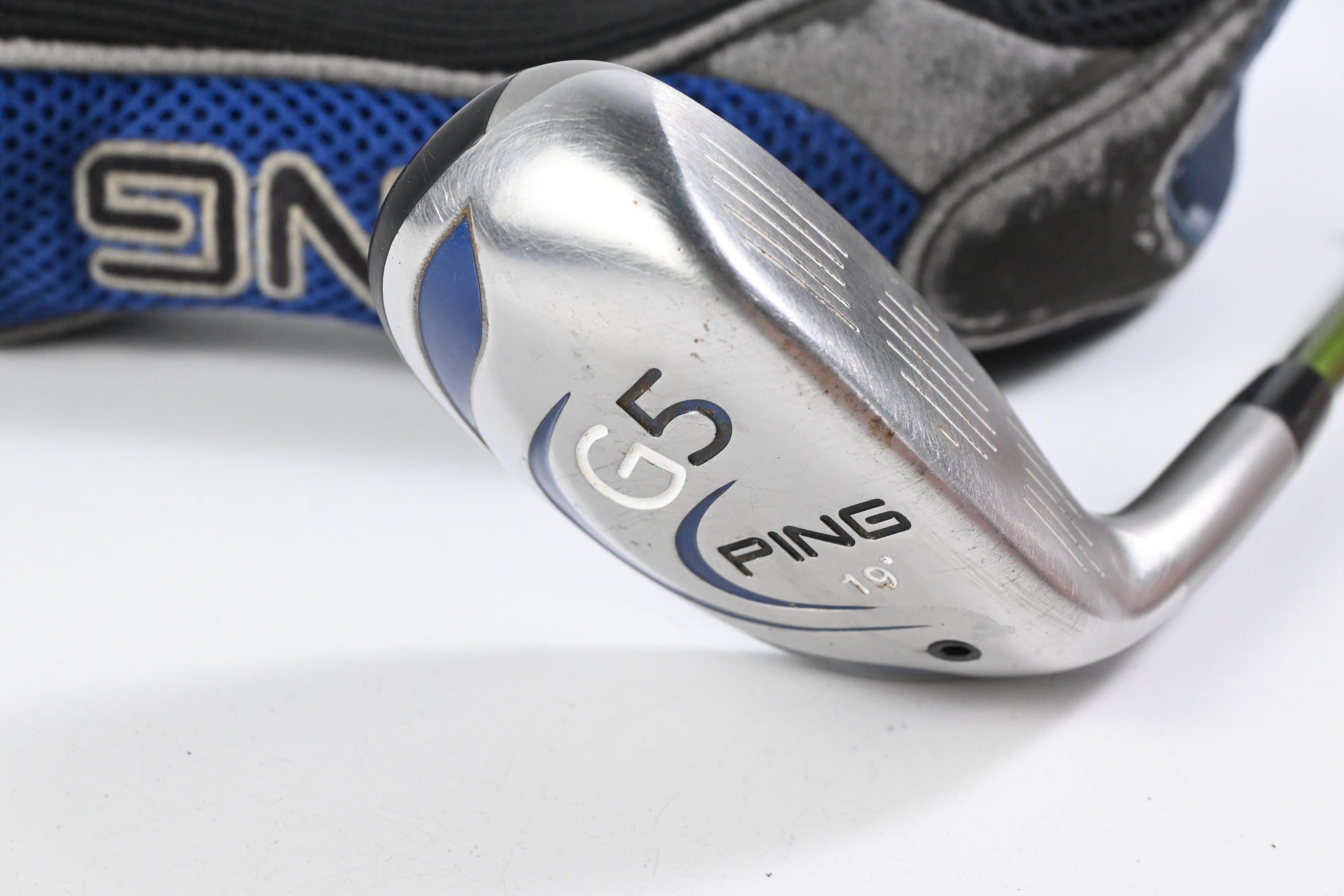 Ping G5 #3 Hybrid / 19 Degree / Stiff Flex Aldila NV Green 85 Shaft