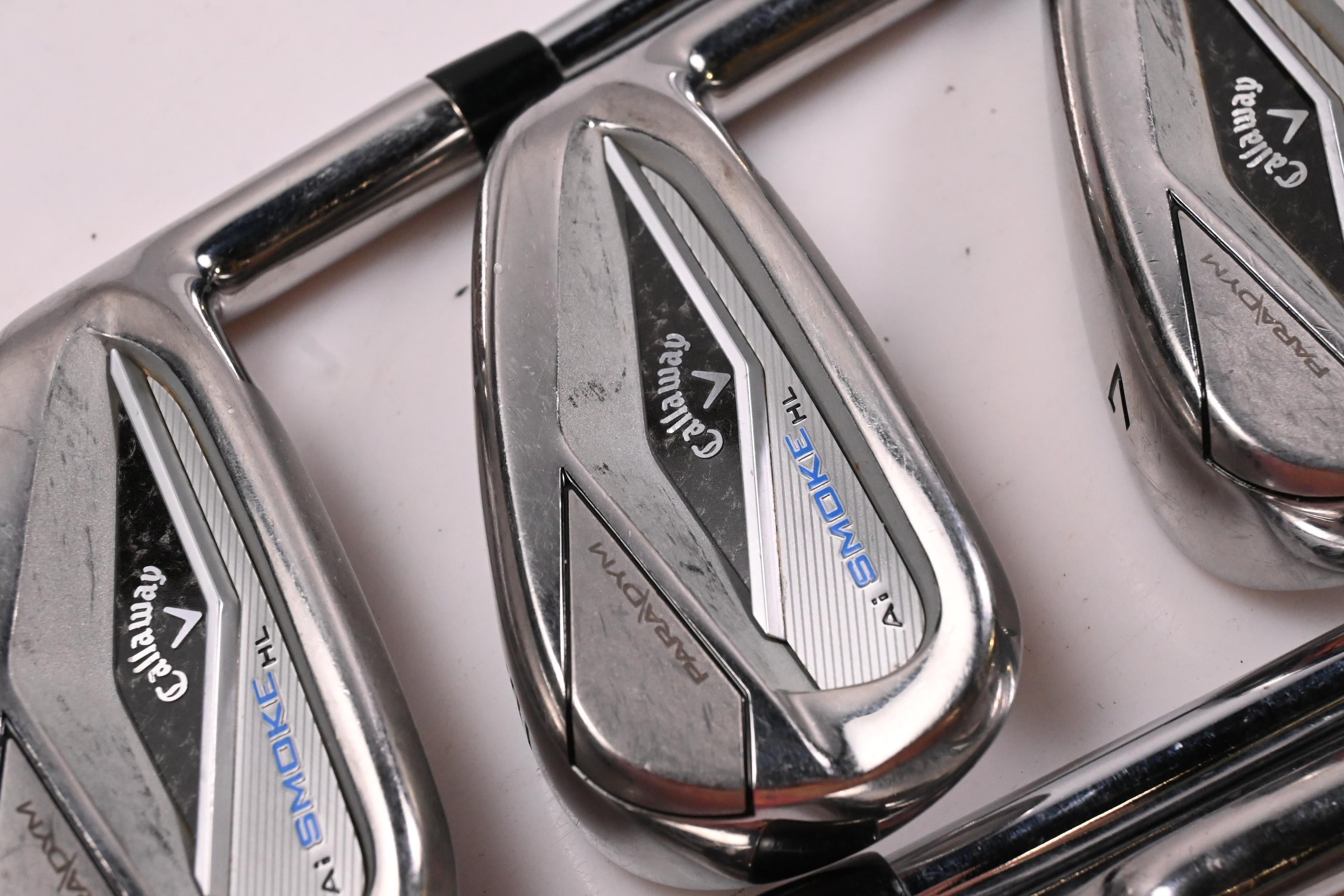Callaway Paradym Ai Smoke HL Irons / 5-PW+GW+SW / Stiff Flex Elevate MPH 85