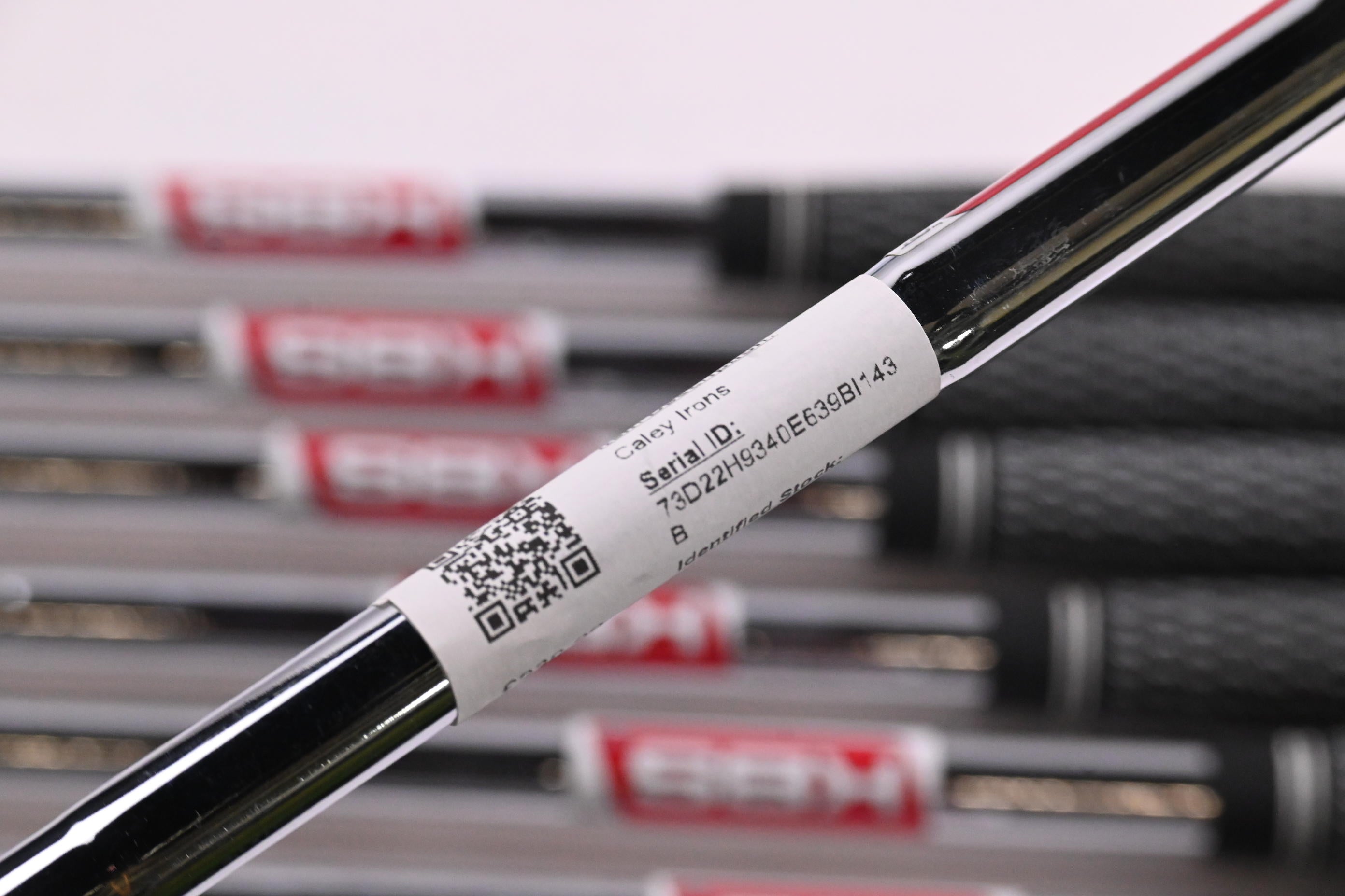 Caley 01 Irons / 4-PW / Regular Flex KBS Tour Lite Shafts