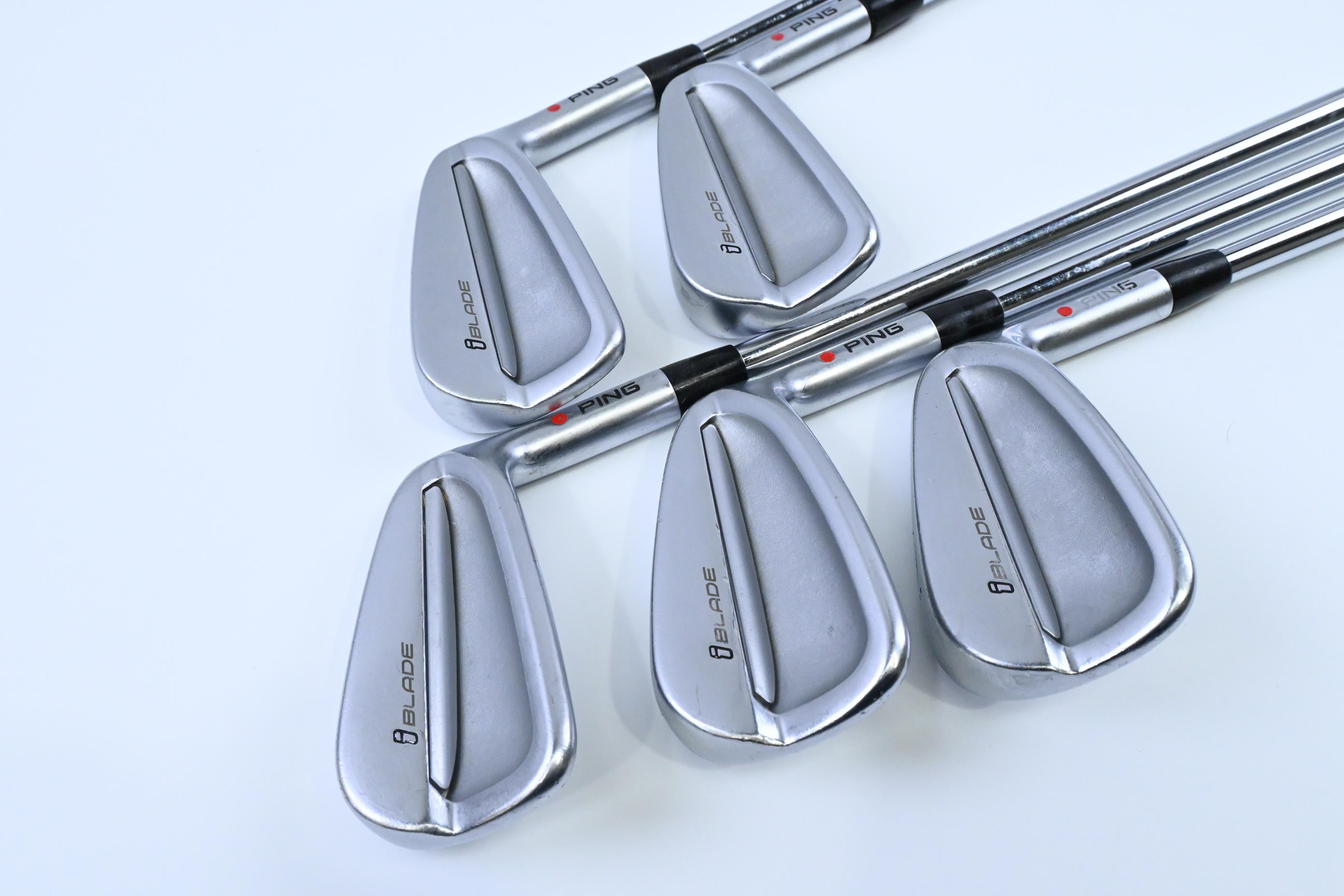 Ping iBlade Irons / 5-9 / Red Dot / Regular Flex Project X Rifle Shafts