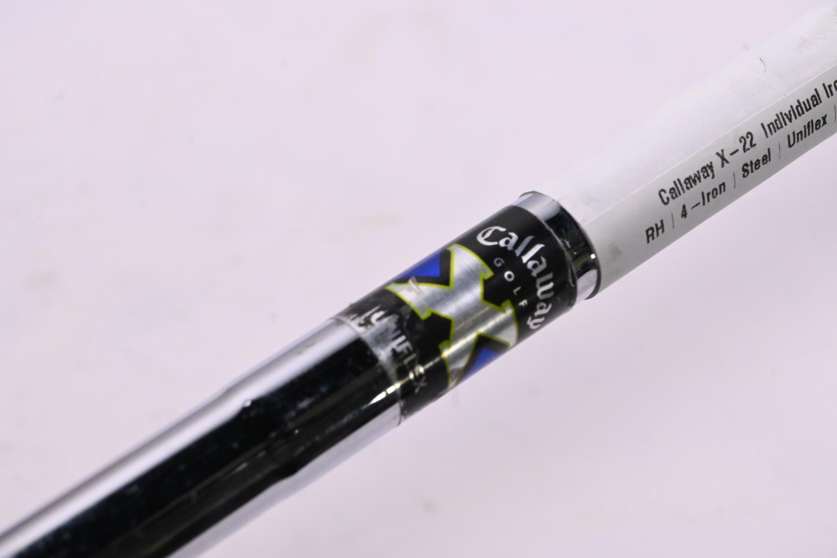 Callaway X-22 #4 Iron / 24 Degree / UniFlex Callaway Shafts
