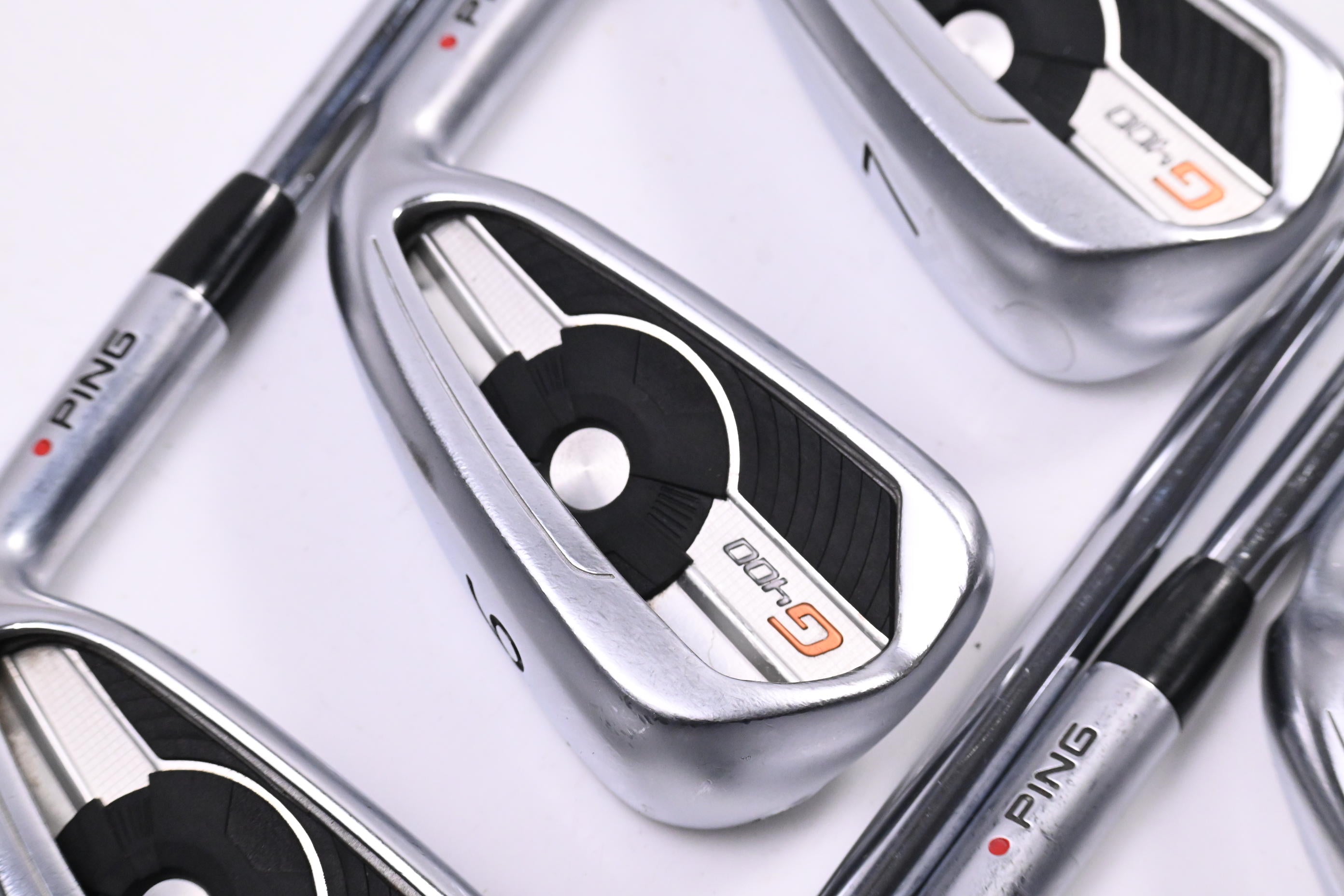 Ping G400 Irons / 5-PW+SW / Red Dot / Senior Flex Ping CFS Distance Shafts