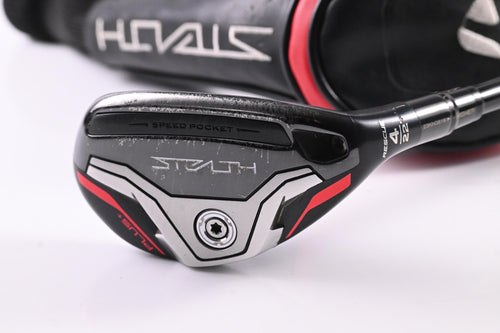 Taylormade Stealth Plus #4 Hybrid / 22 Degree / Stiff Flex HZRDUS Smoke RDX Red 80