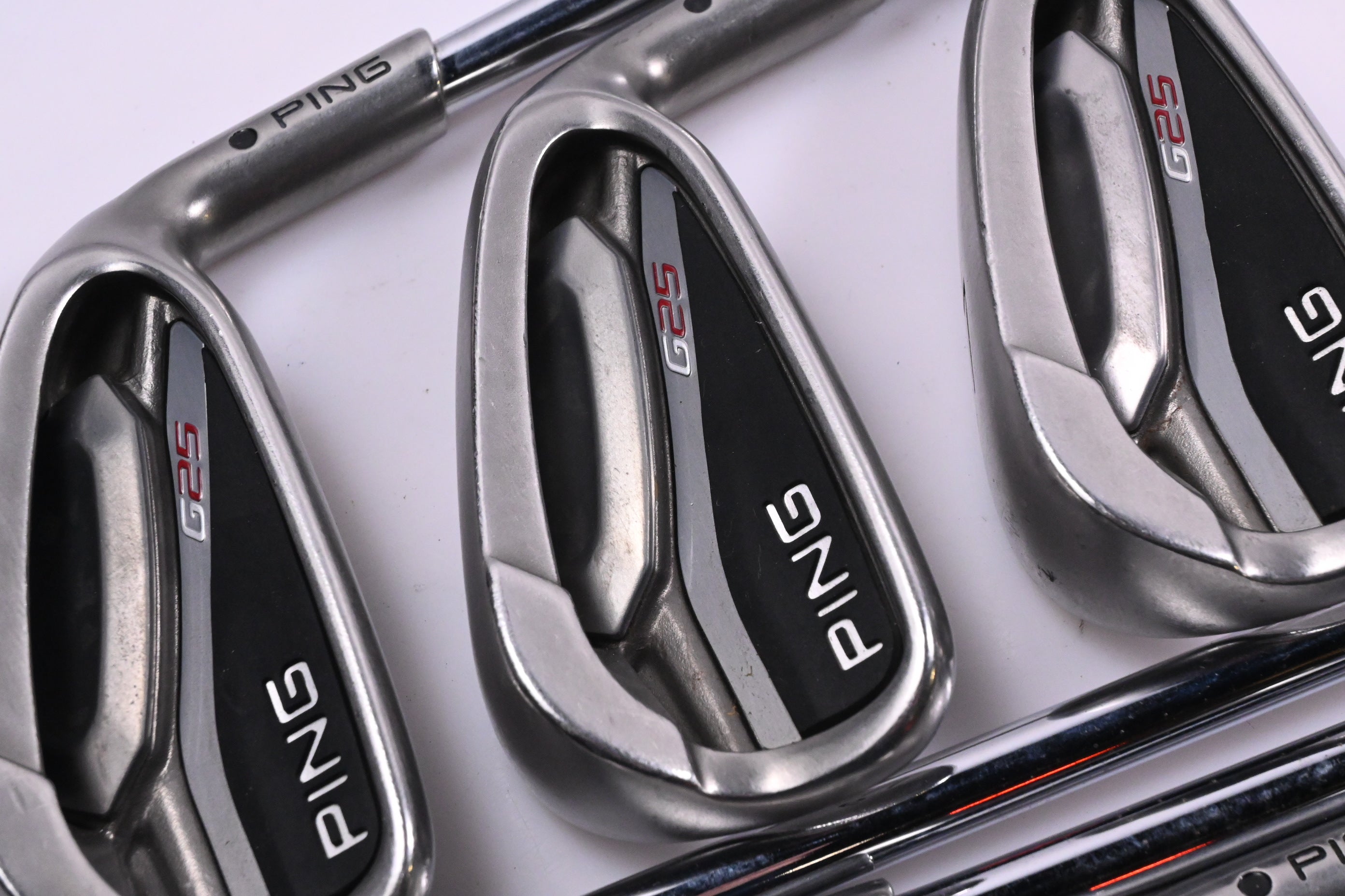 Ping G25 Irons / 5-PW+SW / Black Dot / Regular Flex Ping CFS Shafts