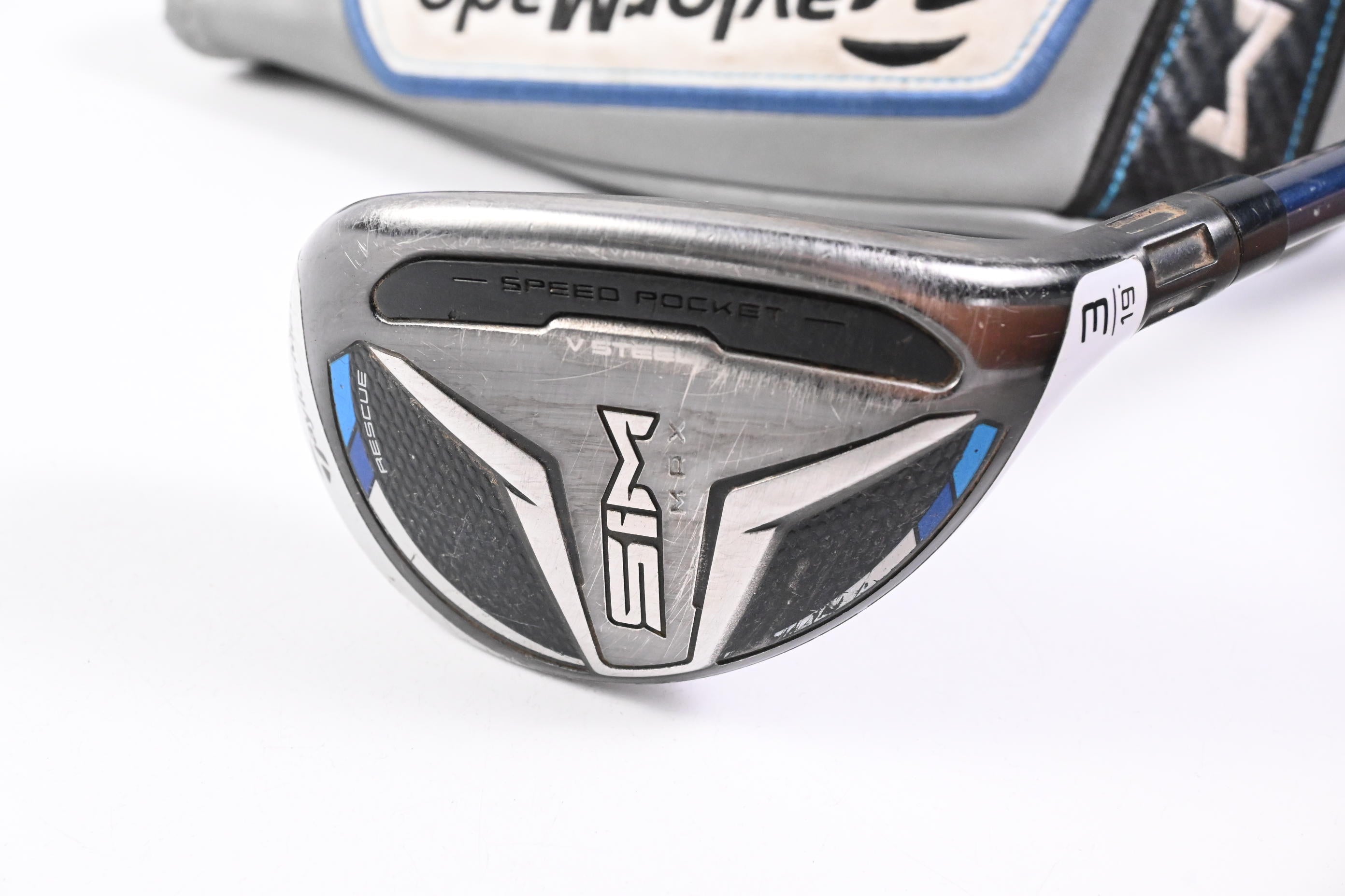 Taylormade SIM Max #3 Hybrid / 19 Degree / Stiff Flex Fujikura Ventus Blue 7