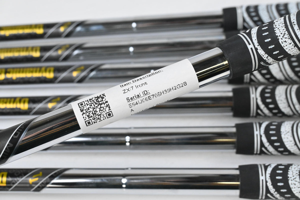 Srixon ZXi7 Irons / 4-PW / Stiff Flex Dynamic Gold MID 115 S300 Shafts