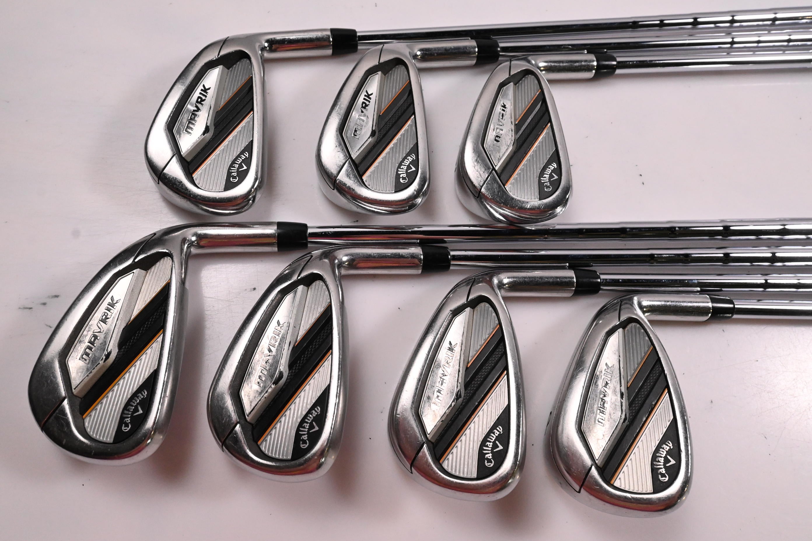 Callaway Mavrik Irons / 4-PW / Stiff Flex KBS Tour-V 90 Shafts