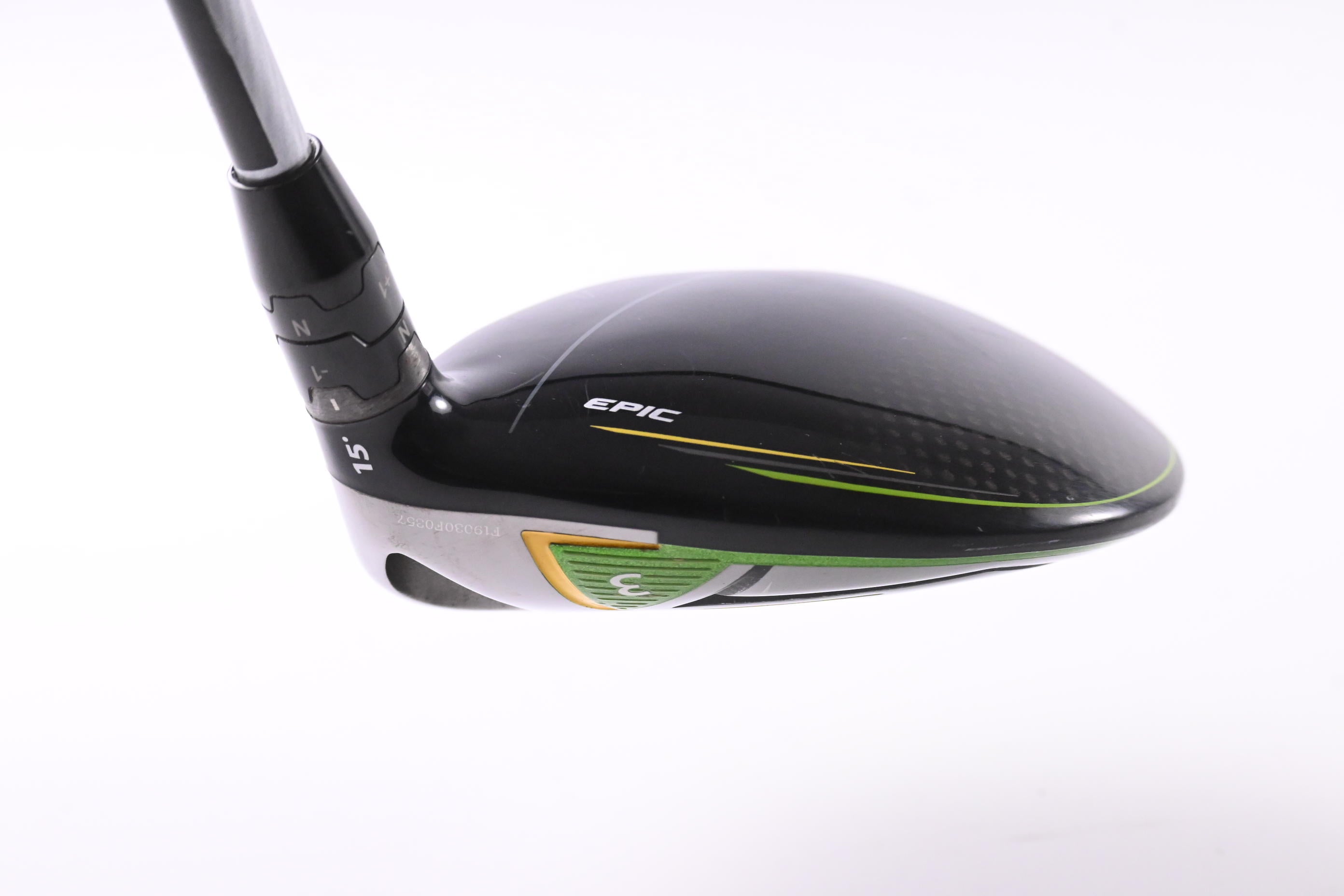 Callaway Epic Flash #3 Wood / 15 Degree / Regular Flex Evenflow Green 55 Shaft