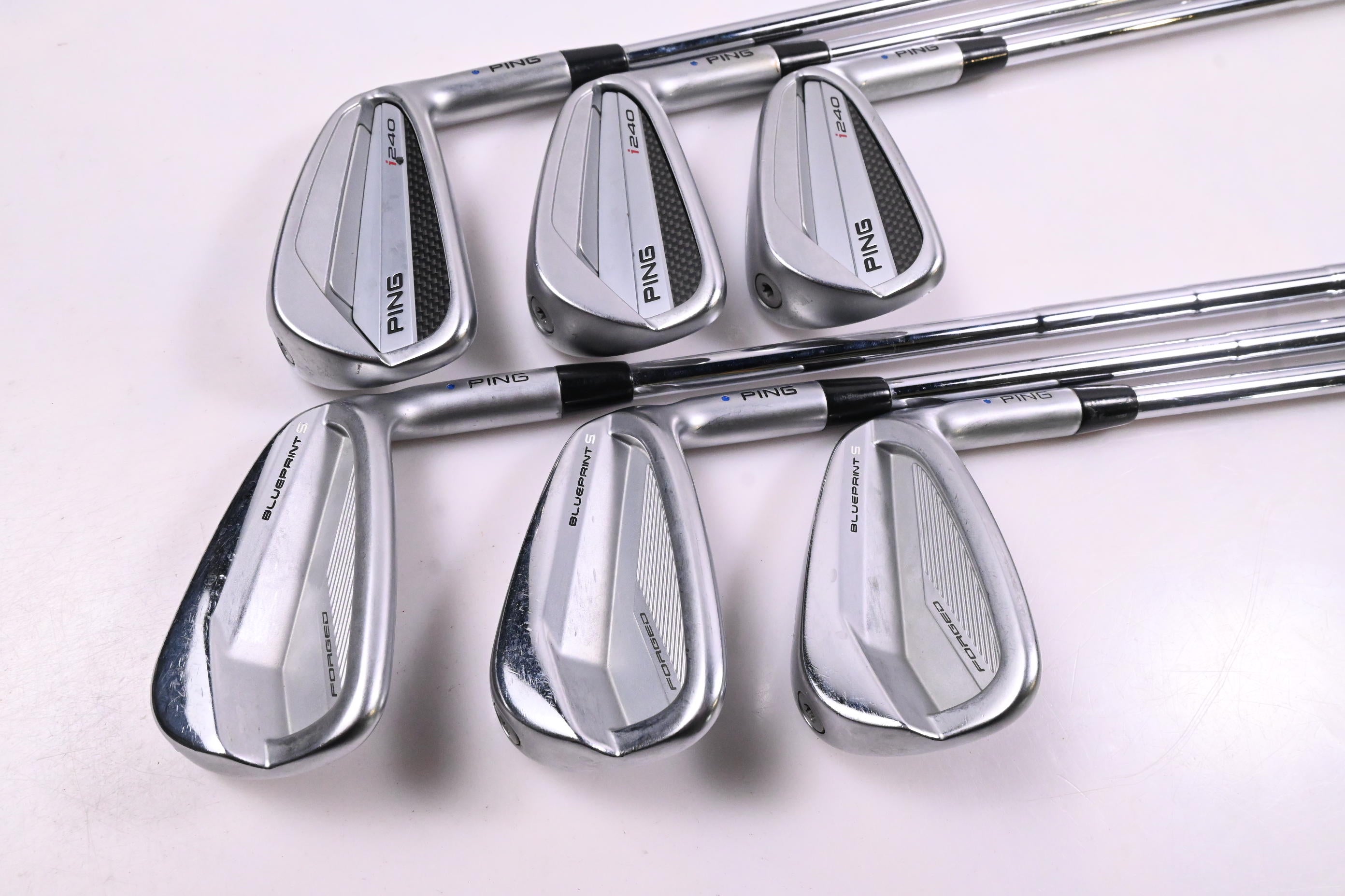 Ping i240/Blueprint S Irons / 5-PW / Blue Dot / Stiff Flex Dynamic Gold Mid 115
