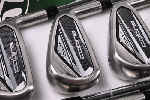 Cobra DS-Adapt Irons / 4-PW+GW / Regular Flex KBS Tour Lite Shafts
