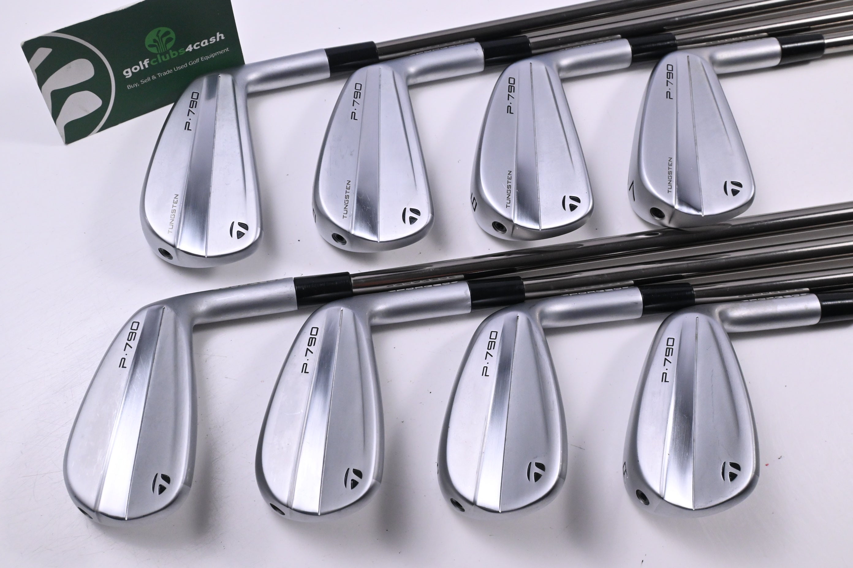 Taylormade P790 2023 Irons / 4-PW+AW / Regular Flex UST Recoil ESX 460 Shafts
