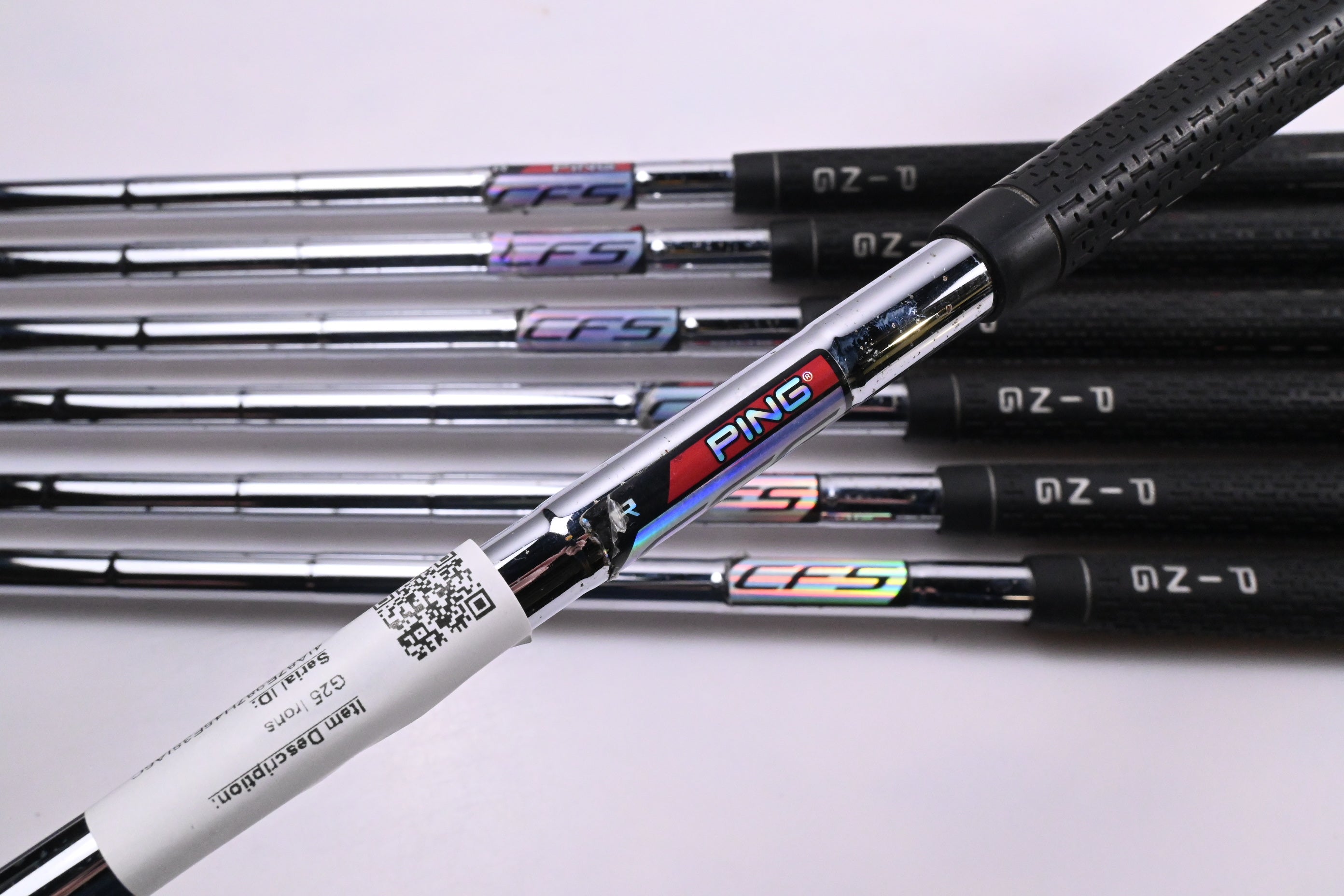 Ping G25 Irons / 5-PW+SW / Black Dot / Regular Flex Ping CFS Shafts