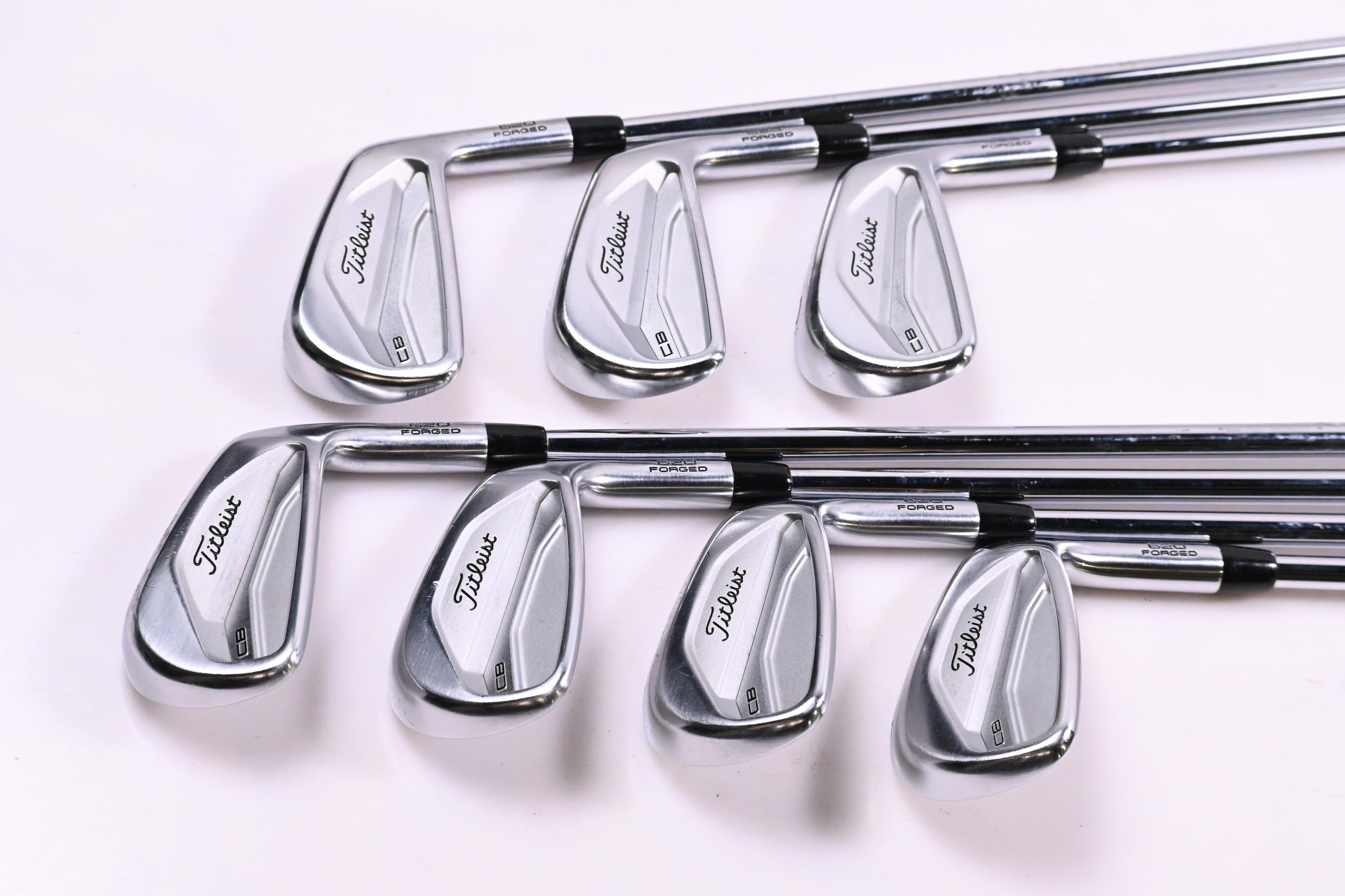 Titleist CB 620 Irons / 4-PW / Stiff Flex Project X LZ 120 Shafts