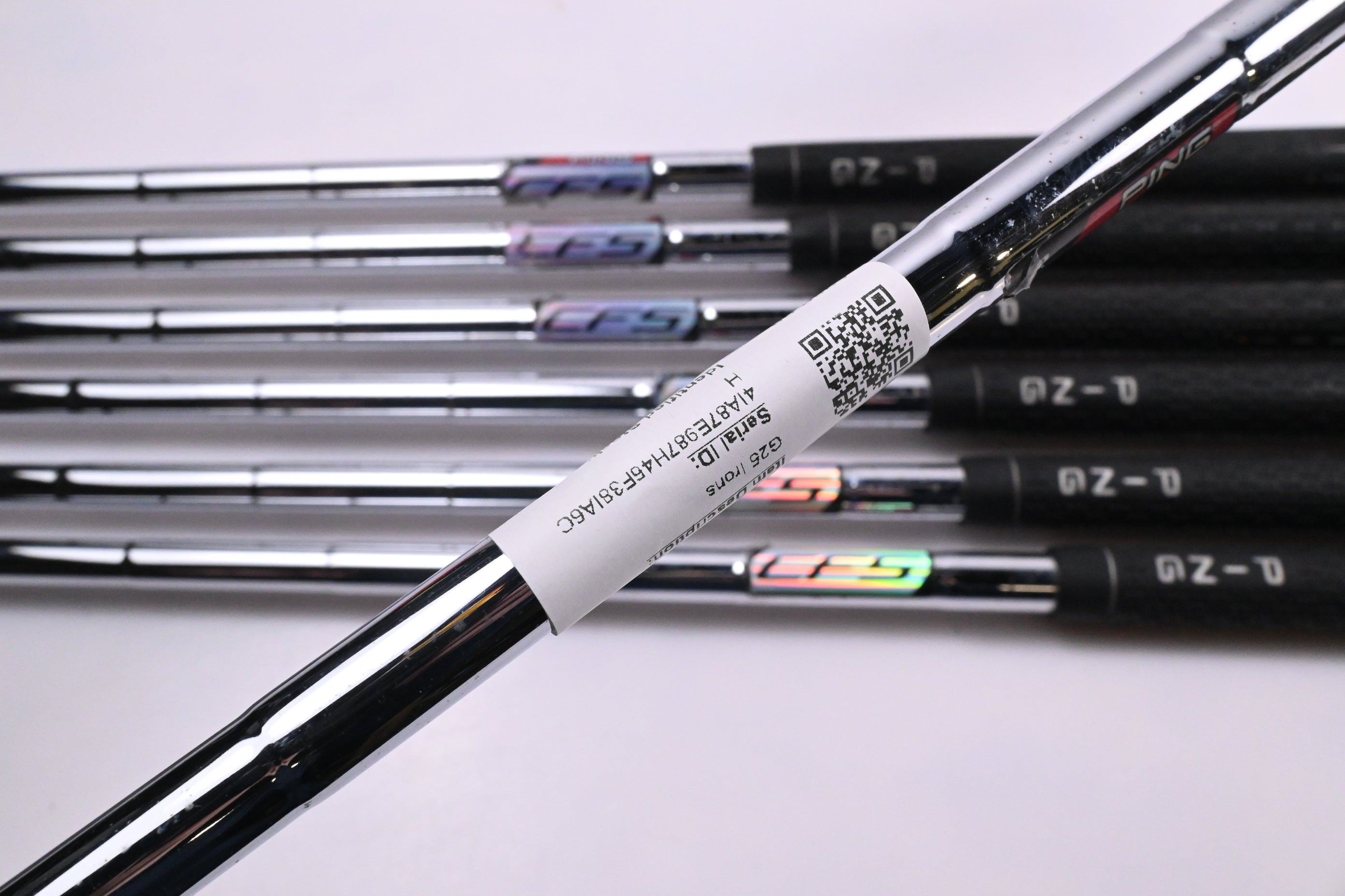 Ping G25 Irons / 5-PW+SW / Black Dot / Regular Flex Ping CFS Shafts