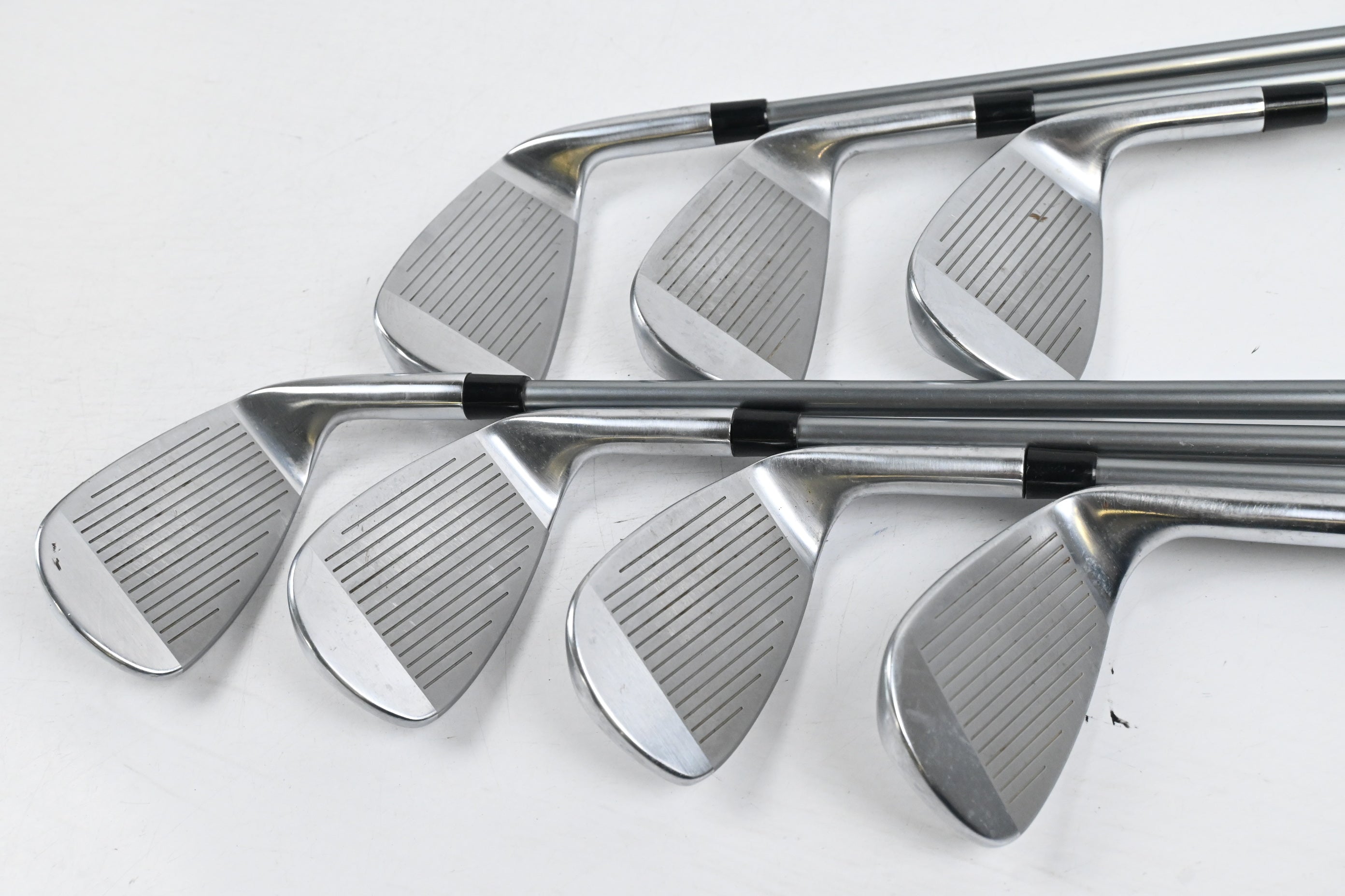 Left Hand Sterling Irons / 6-PW+GW+SW / Stiff Flex Wishon S2S 77 Shafts