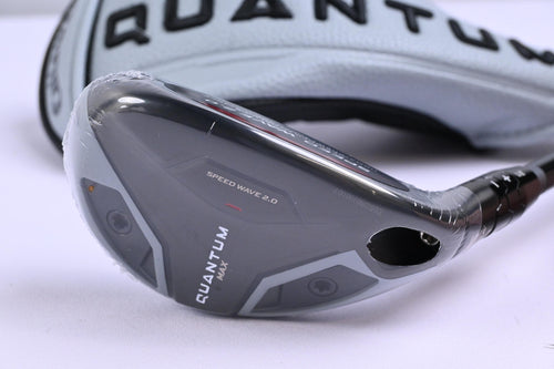 Callaway Quantum Max #5 Hybrid / 24 Degree / Regular Flex Denali Frost Silver 60