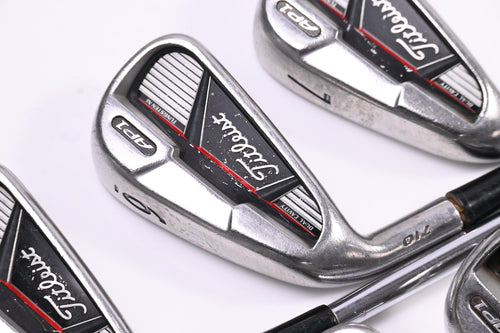 Left Hand Titleist AP1 710 Irons / 5-PW+GW / Regular Flex NS Proto 105 Shafts