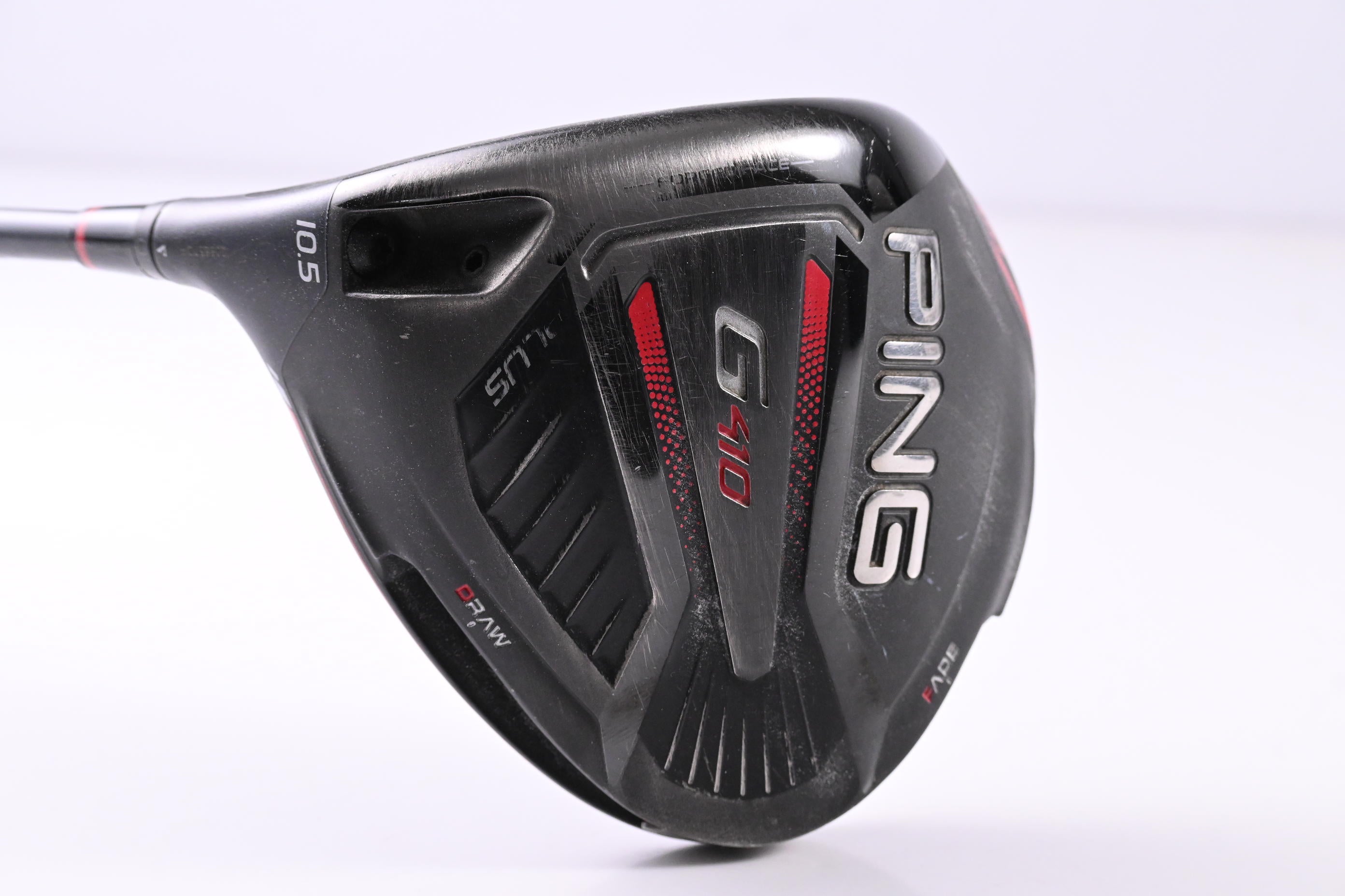 Left Hand Ping G410 Plus Driver / 10.5 Degree / Regular Flex Ping Alta CB 55 Shaft